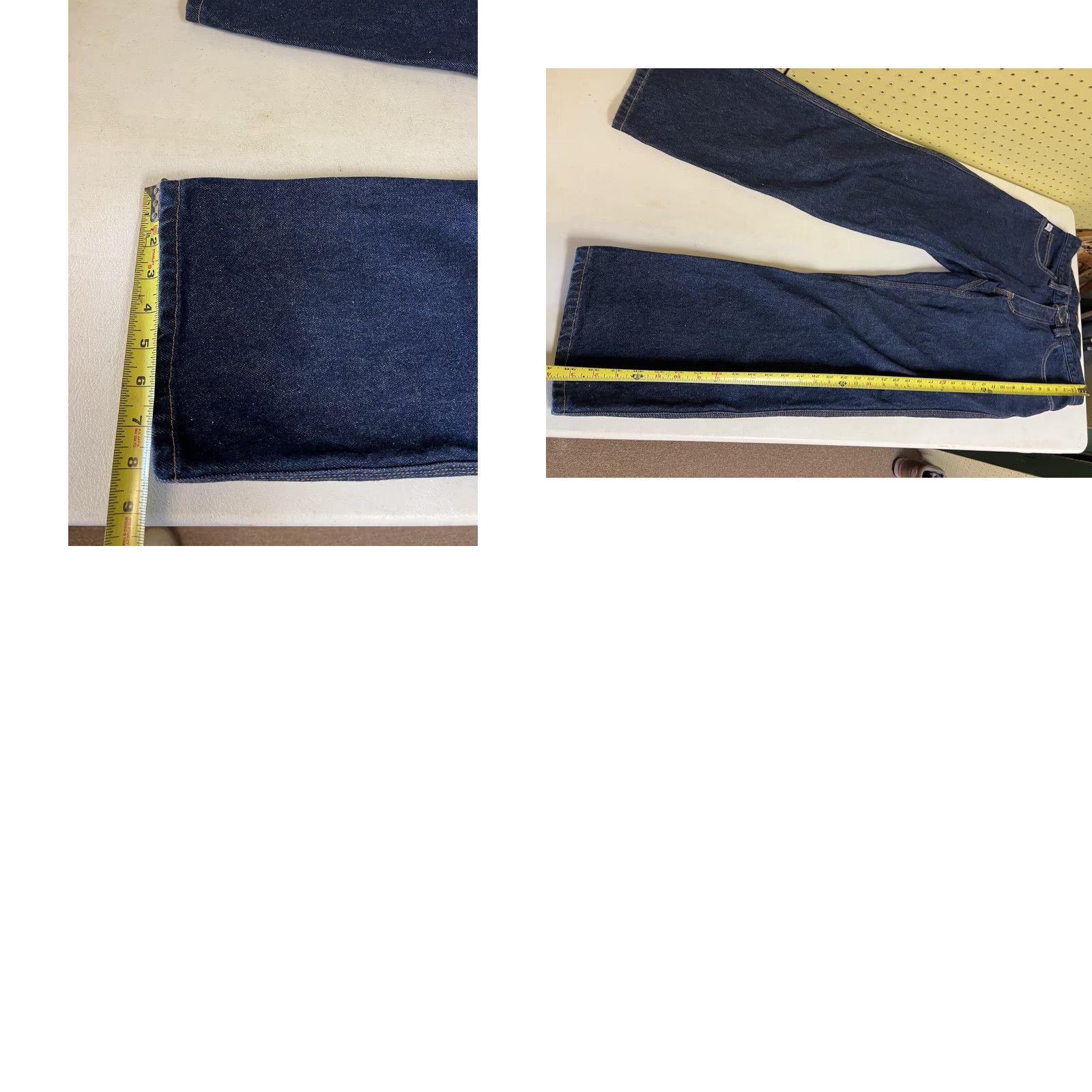Denime Duluth Jeans Mens 32x30 Blue Denim Work Wear Triple Stitched USA Made Regular Fit 5-Pocket Denim Jeans Size US 32 / EU 48 - 8 Thumbnail