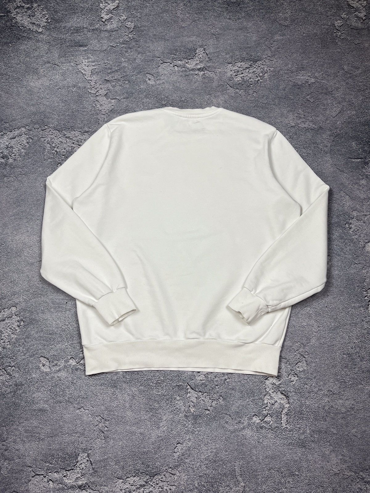 Diesel × Vintage Diesel White Hoodie Logo Bones Vintage Size US L / EU 52-54 / 3 - 5 Thumbnail