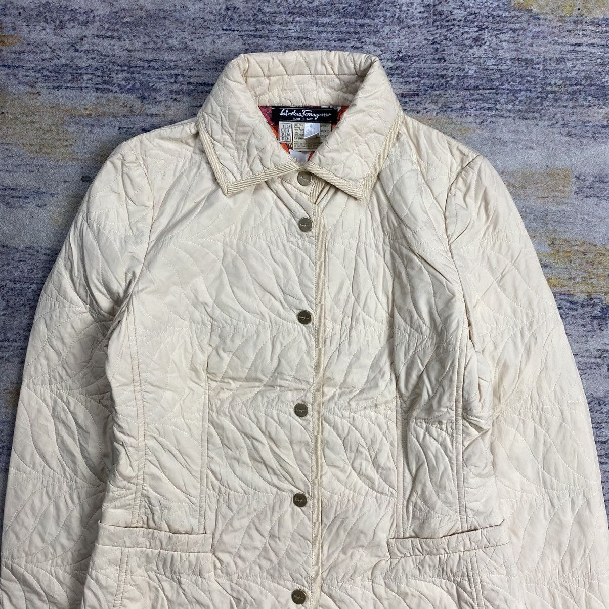 Salvatore Ferragamo Vintage salvatore ferragamo quilted jacket Size S / US 4 / IT 40 - 3 Thumbnail