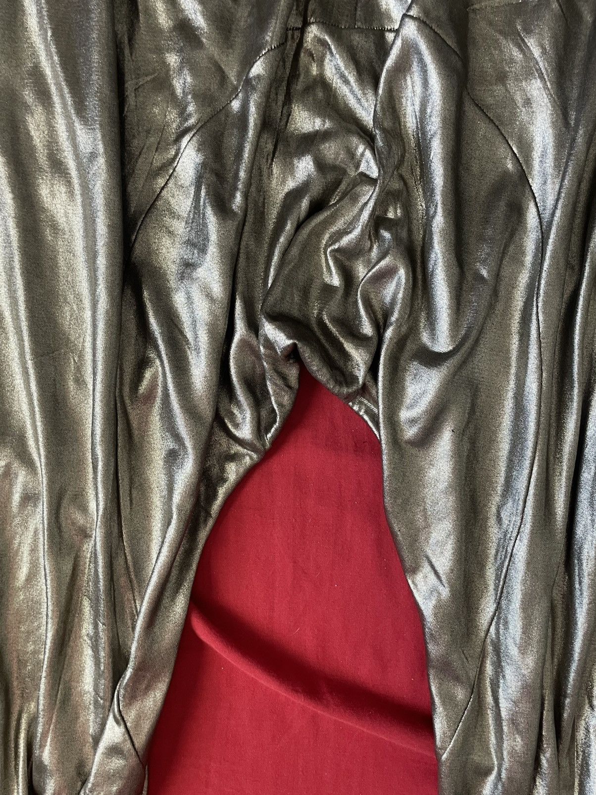 If Six Was Nine If Six Was Nine Silver Silk Sarrouel Pants Size US 31 - 3 Thumbnail