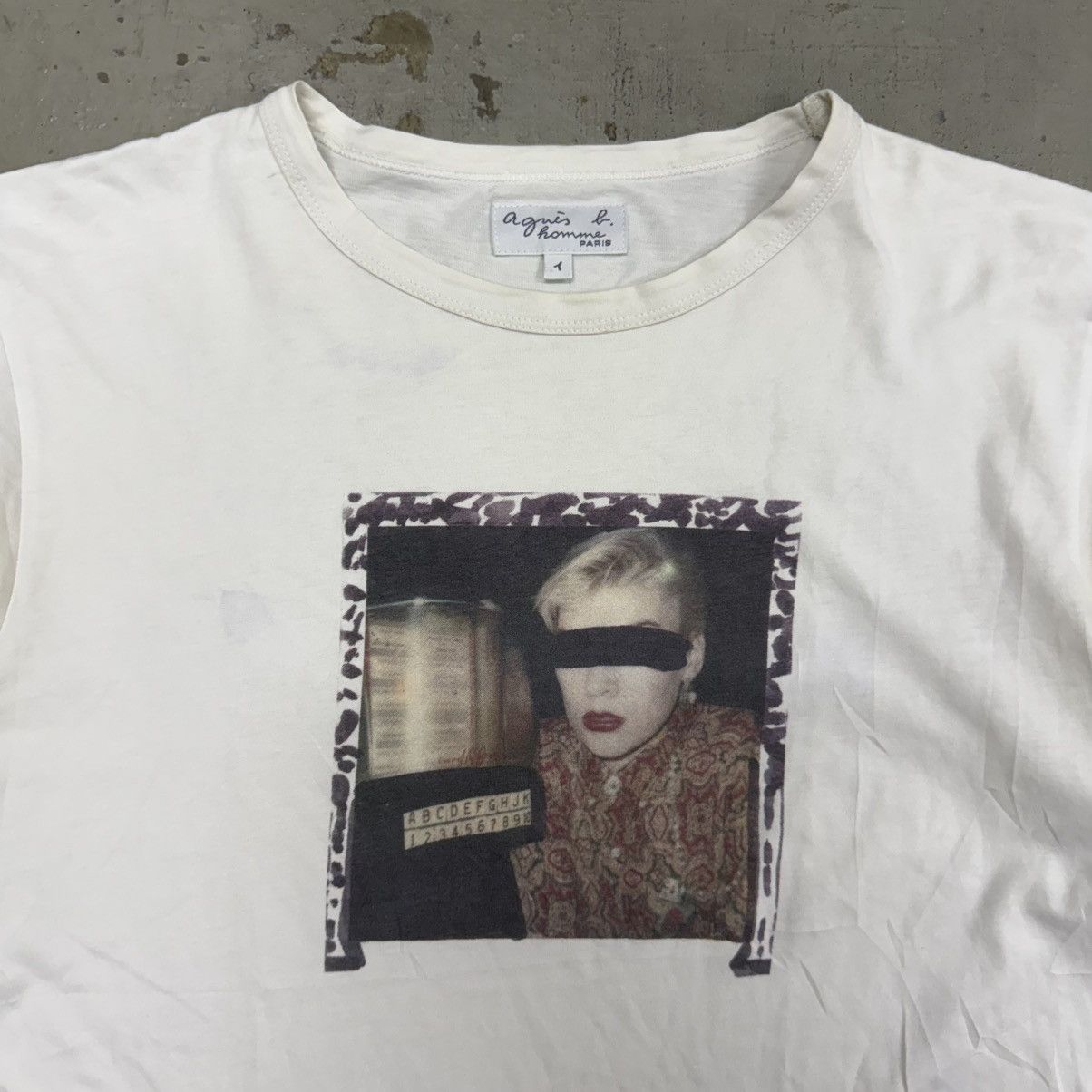 Designer × agnes b. Vintage Agnes B Photo Tee Maripol Size M / US 6-8 / IT 42-44 - 2 Thumbnail