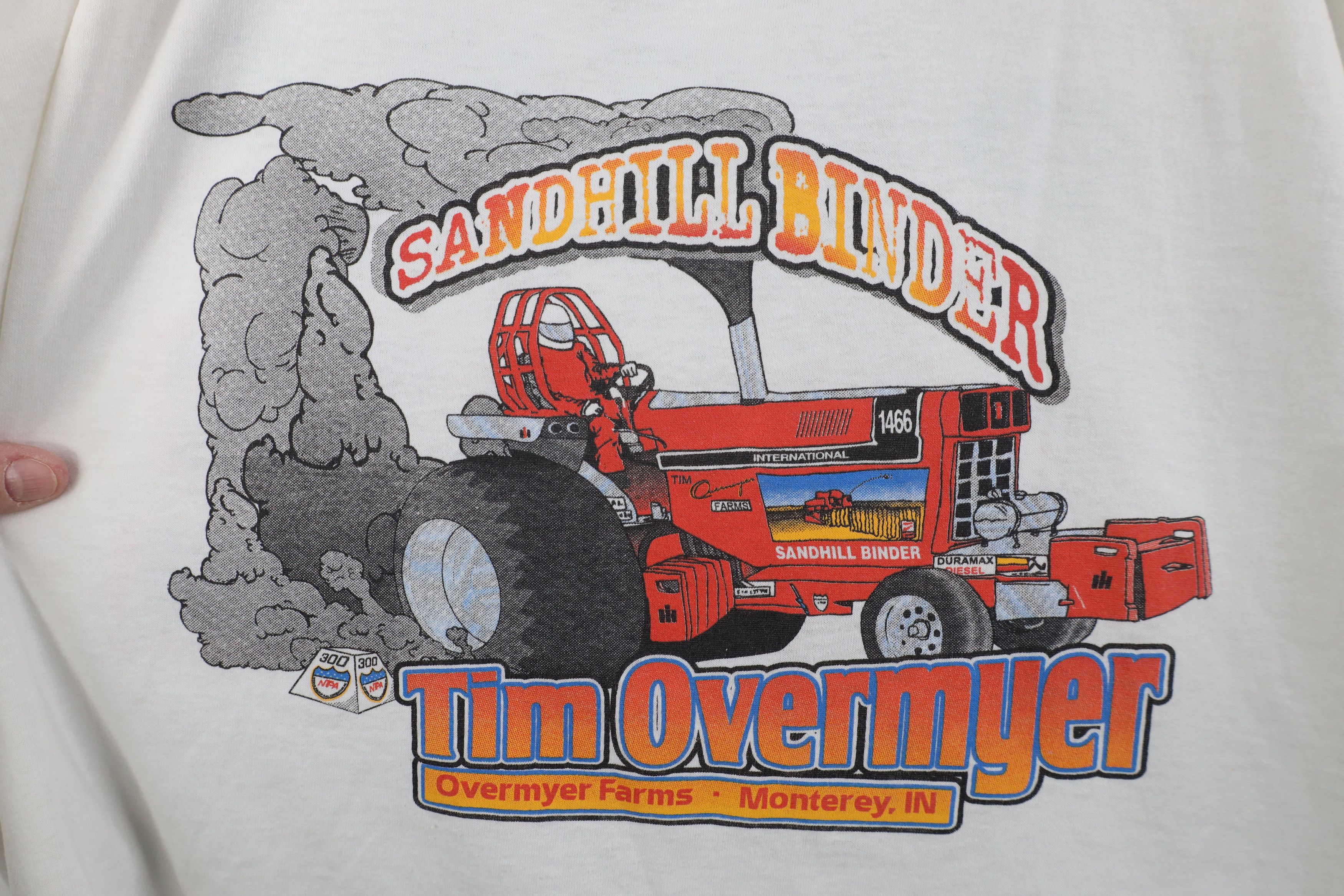 Vintage Vintage 90s Y2K Farms Sandhill Binder Tractor Racing T-Shirt Size US XXL / EU 58 / 5 - 5 Thumbnail