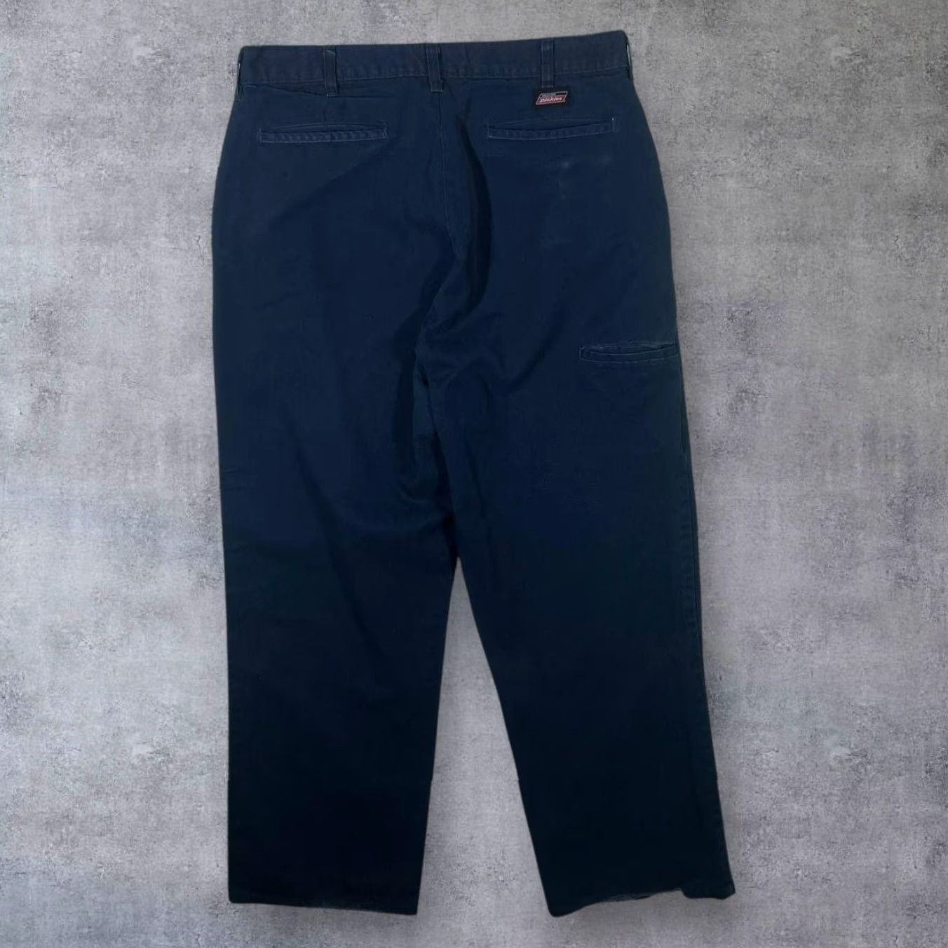 Dickies Dickies Navy Blue Straight Leg Skater Workwear Cargo Chino Trousers 34 x 32 Mens прем Size US 34 / EU 50 - 3 Thumbnail