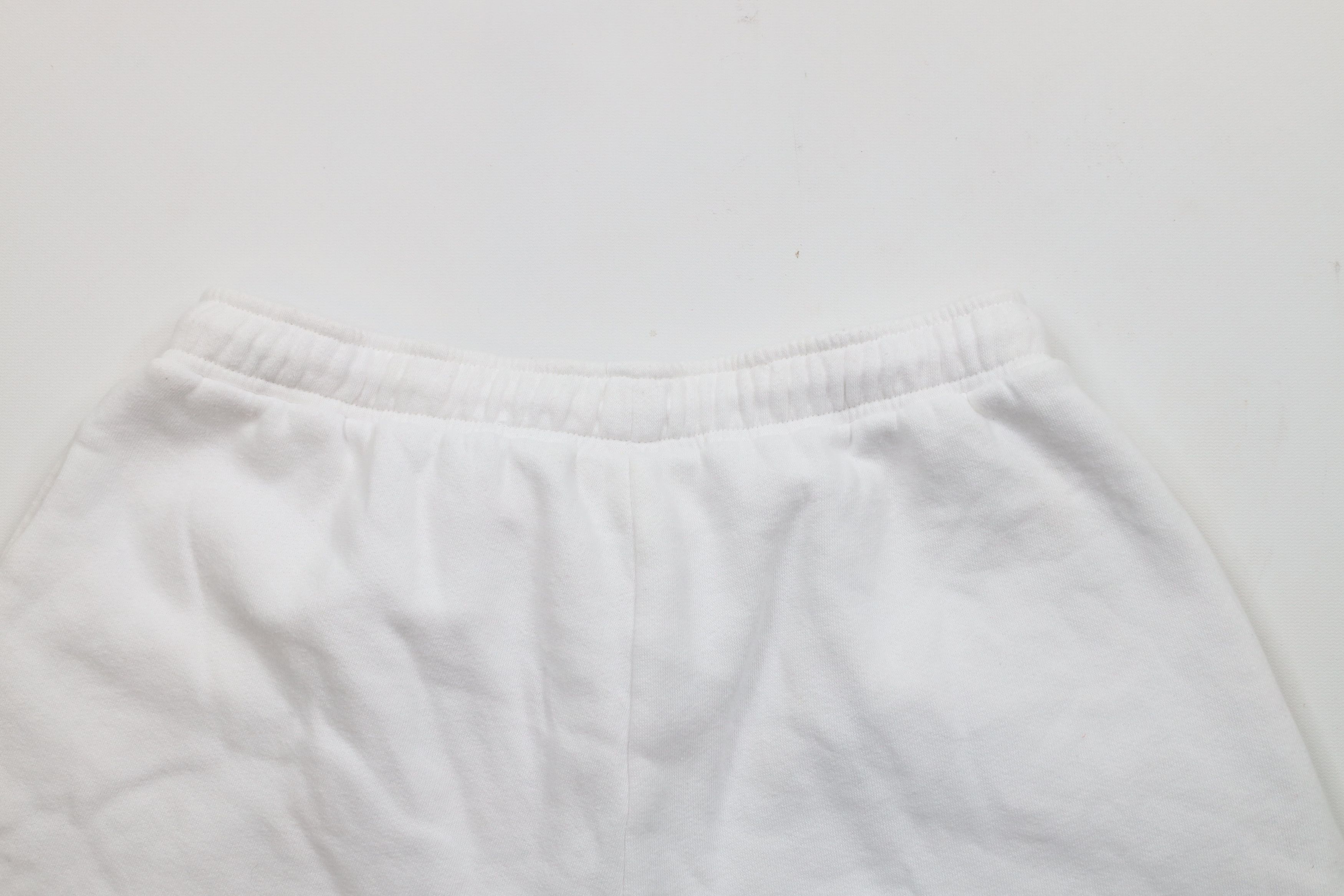Vintage Vintage 90s Streetwear Blank Sweatpants Shorts White USA Size 26" / US 2 / IT 38 - 8 Thumbnail