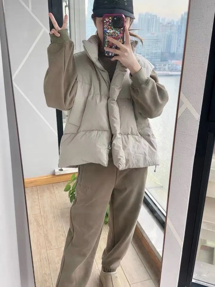 Other White Duck Down Puffer Vest – Thickened Short Stand Size XXL / US 16-18 / IT 52-54 - 2 Thumbnail
