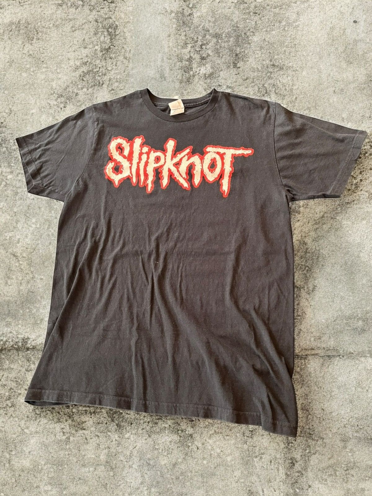 Band Tees × Vintage Vintage Slipknot Logo T Shirt Size US L / EU 52-54 / 3 - 1 Thumbnail