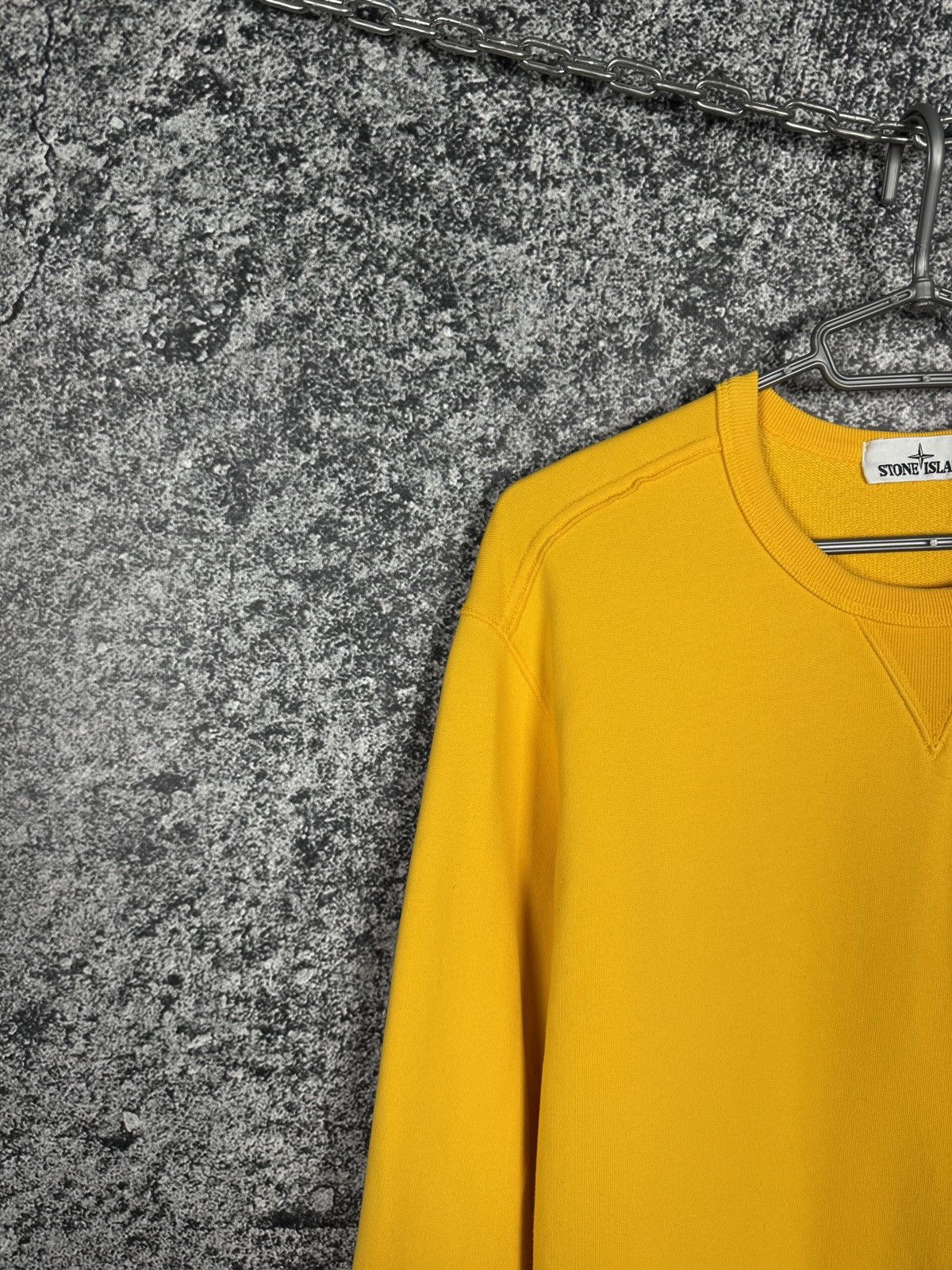 Stone Island Men’s Stone Island Crewneck Yellow Sweatshirt Casual Size XL Size US XL / EU 56 / 4 - 3 Thumbnail