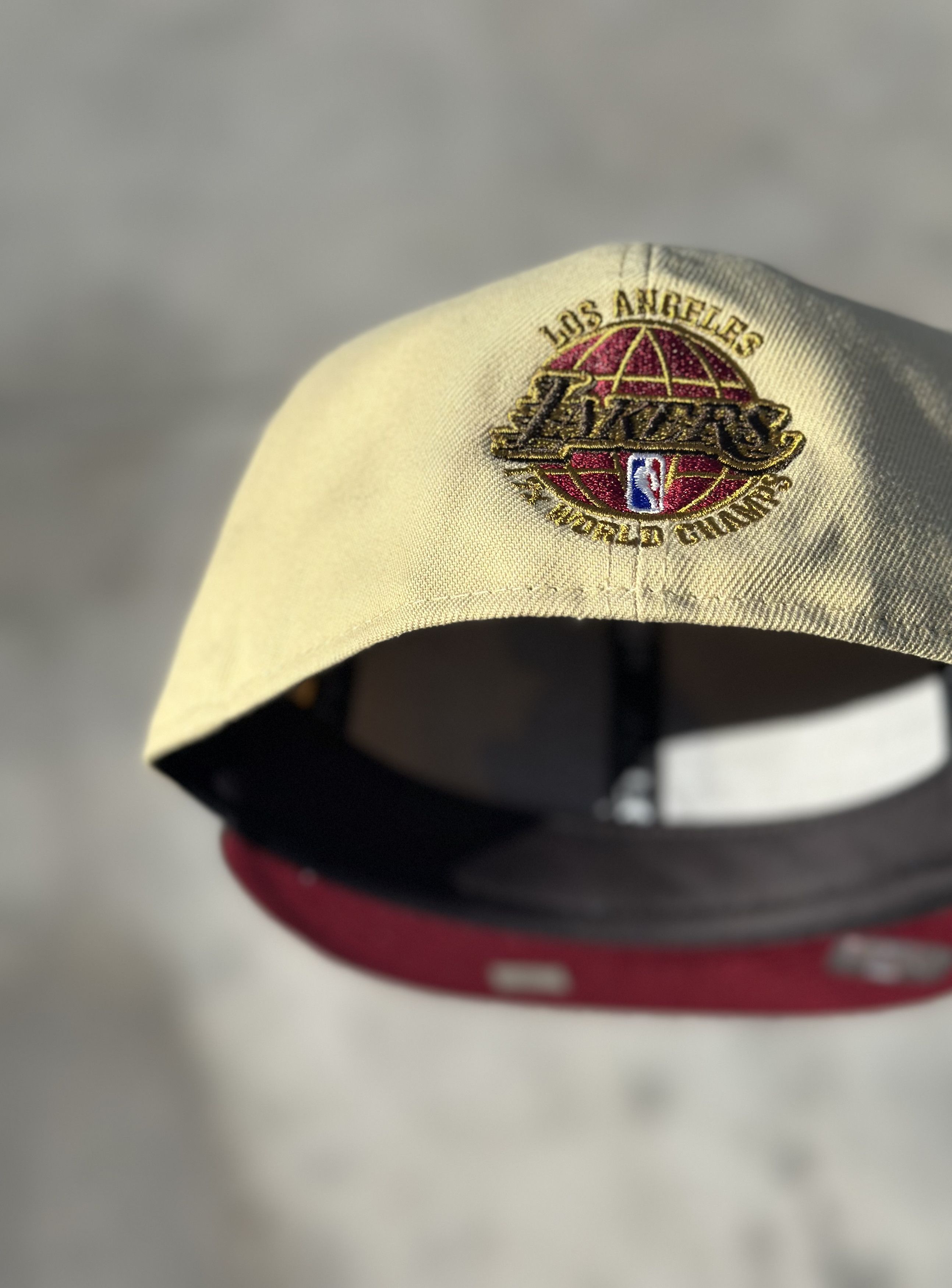 Hat Club 7 1/4 LA Lakers 60th Anniversary Fitted Size ONE SIZE - 3 Thumbnail