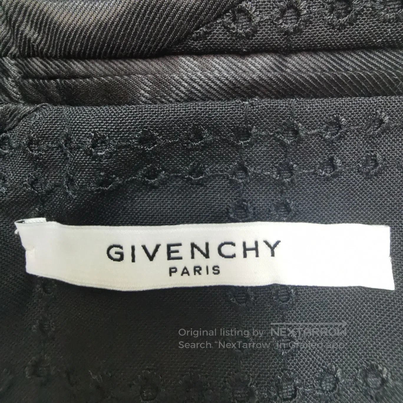 Givenchy Givenchy Wool Lapel Blazer with Back Cutout M. Size US M / EU 48-50 / 2 - 3 Thumbnail