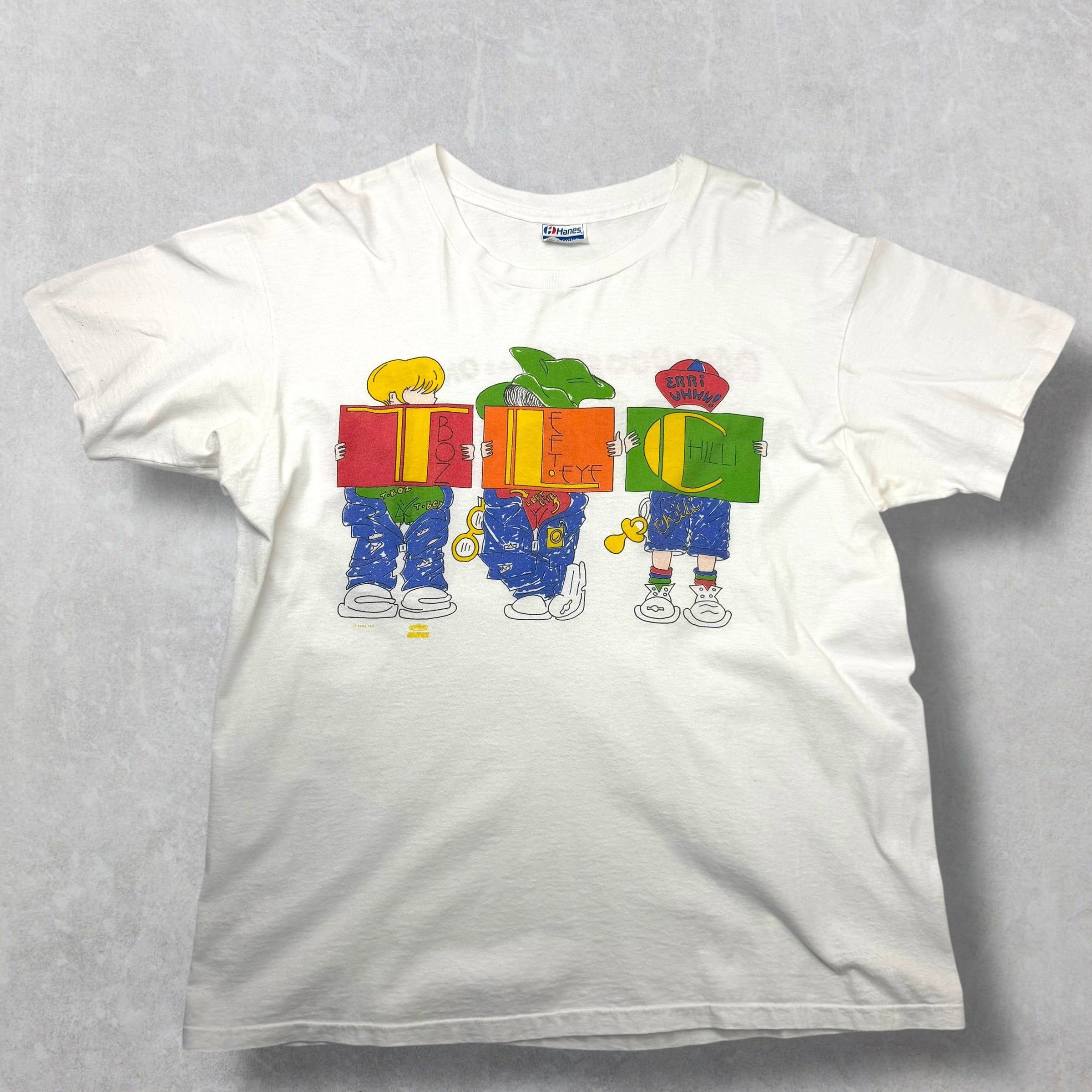 Vintage Vintage 1992 TLC "Character" Ooohhhh... On The TLC Tip Tee X Size US XL / EU 56 / 4 - 1 Thumbnail