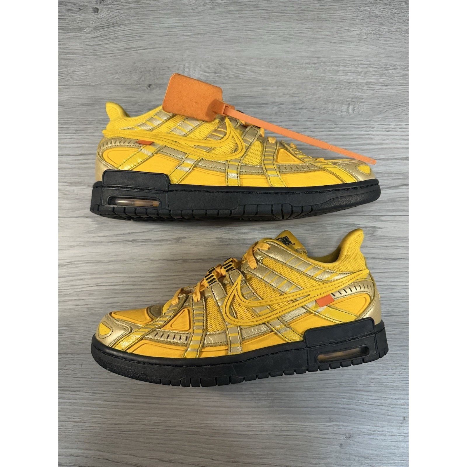 Nike Off-White x Nike Air Rubber Dunk University Gold - Size 8 Size US 8 / EU 41 - 2 Thumbnail