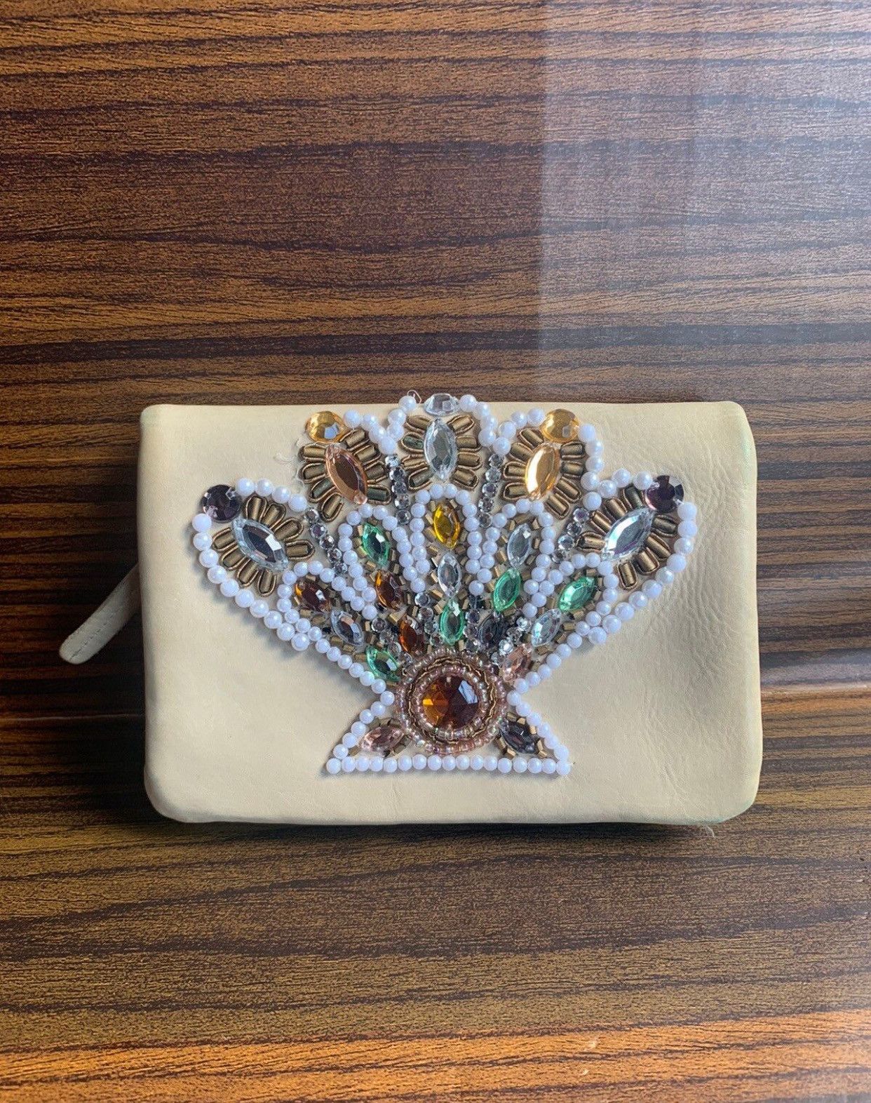 Issey Miyake Tsumori Chisato Leather Bead Wallet Size ONE SIZE - 1 Thumbnail