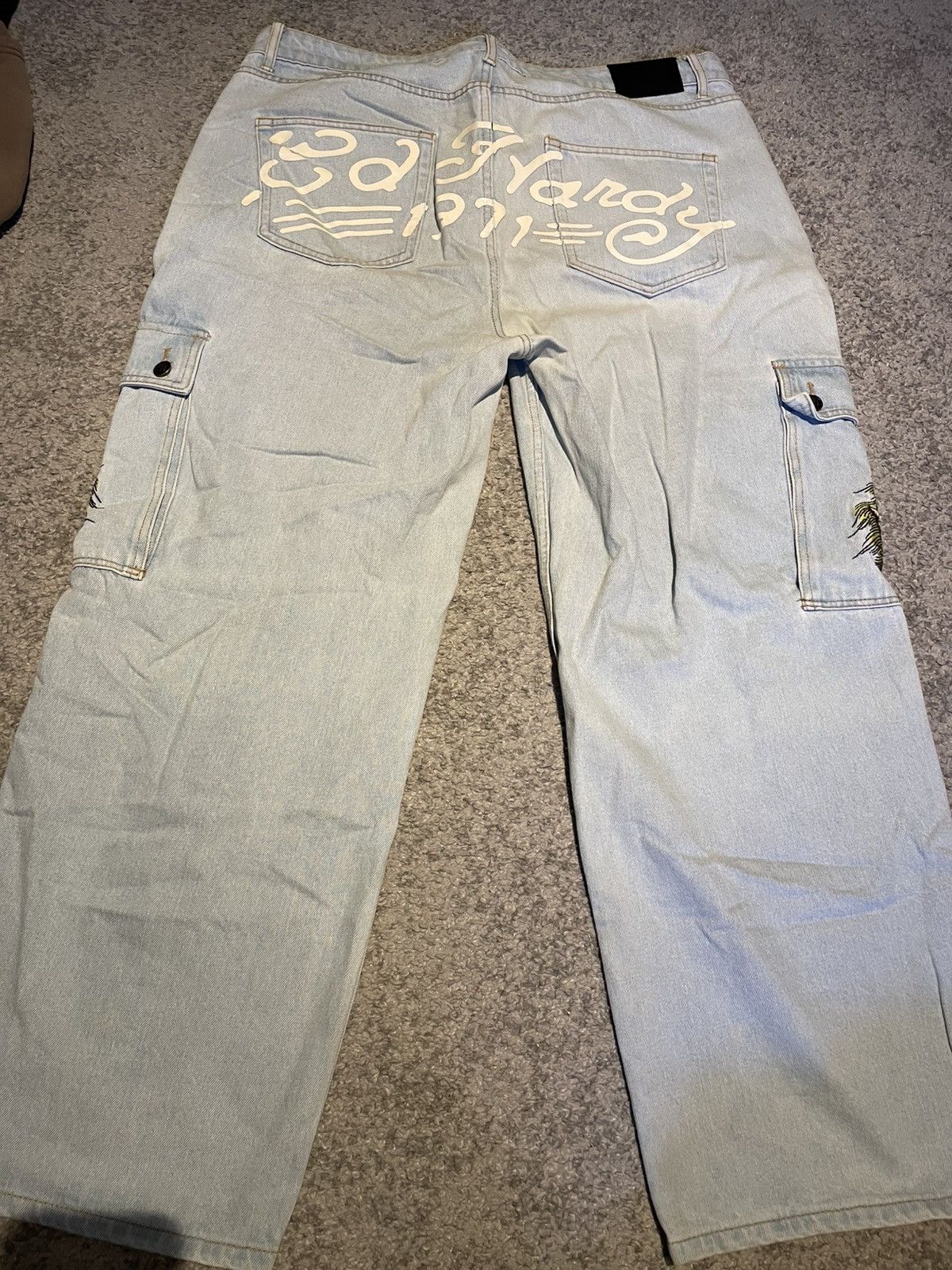 Urban Outfitters Urban outfitters X Ed Hardy light blue denim Size US 34 / EU 50 - 2 Thumbnail