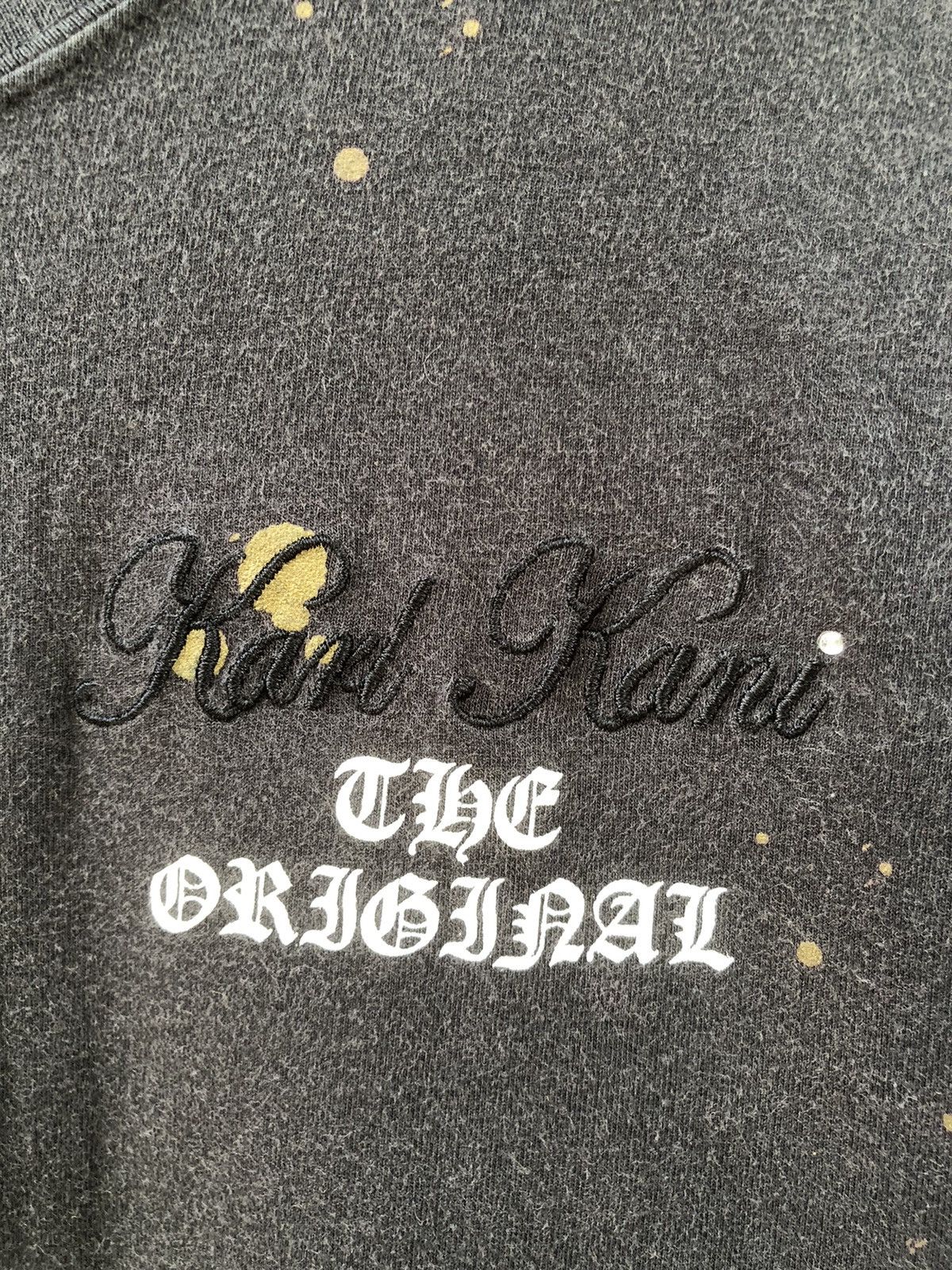 Japanese Brand 🔥Vintage Y2K🔥Karl Kani King Of Black Tshirts Size US S / EU 44-46 / 1 - 18 Thumbnail
