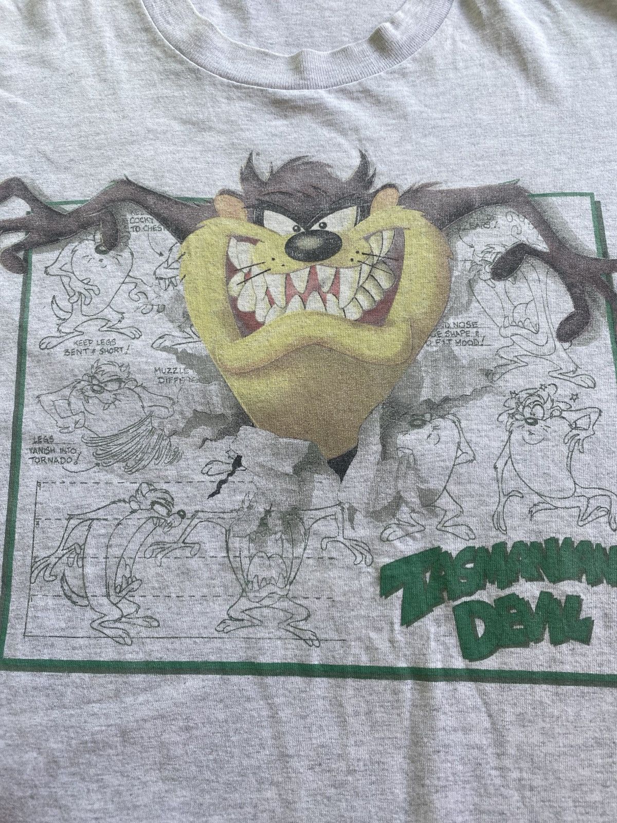 Warner Bros Vintage Tasmanian Devil 90s singlestich Size US XL / EU 56 / 4 - 3 Thumbnail