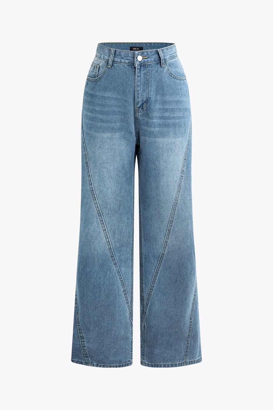 Other MICAS FADED WIDE STRAIGHT LEG JEANS SIZE SMALL NWT Size 26" / US 2 / IT 38 - 3 Thumbnail