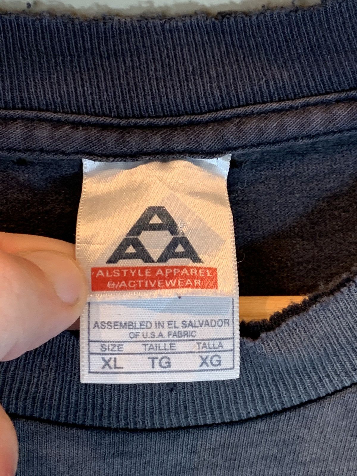 Vintage *RARE* Vintage 90s American Classic Smoked Faded Biker Shirt Size US XL / EU 56 / 4 - 9 Thumbnail