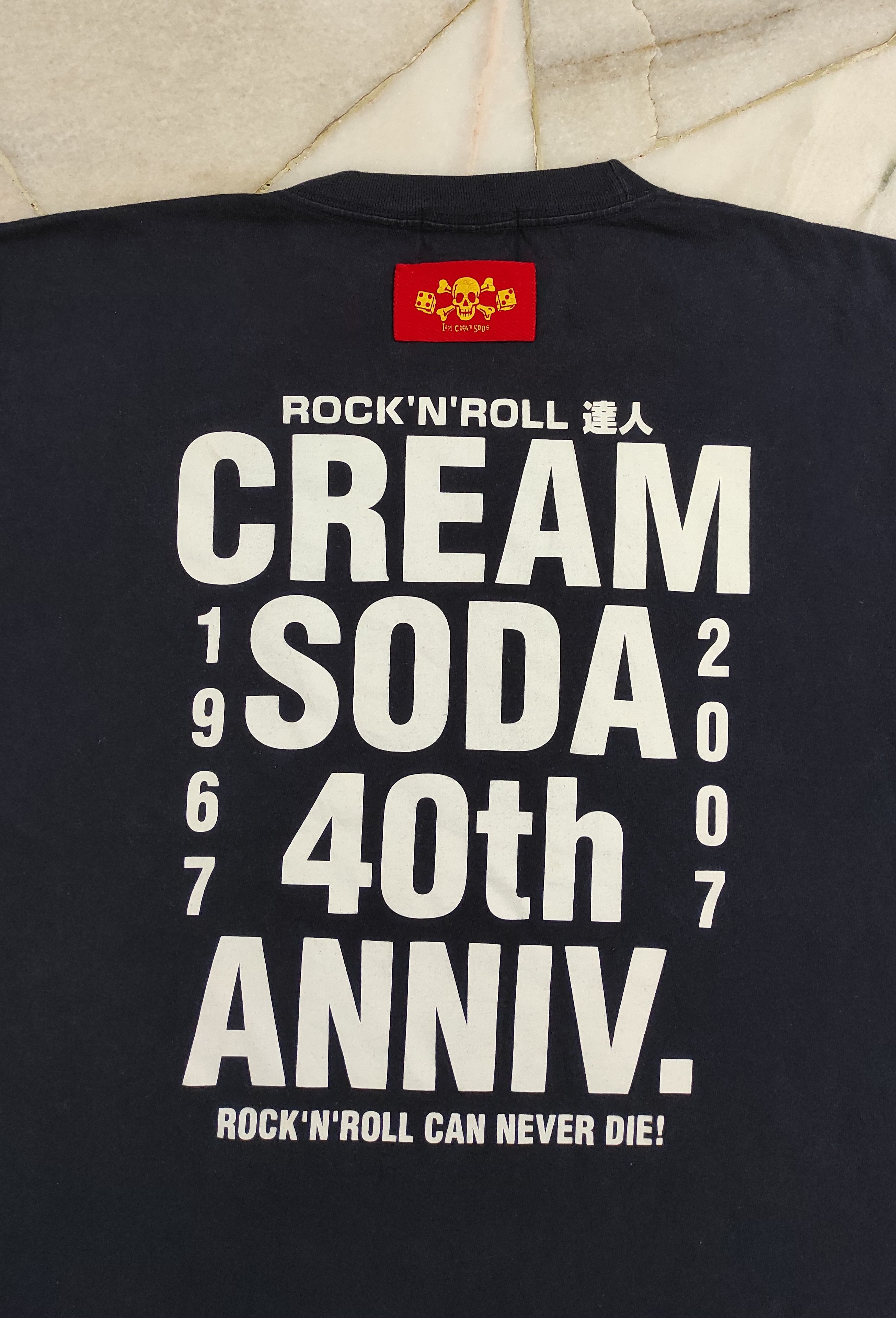 Japanese Brand Ss2007 CREAM SODA ANNIVERSARY TEE Size US L / EU 52-54 / 3 - 11 Thumbnail