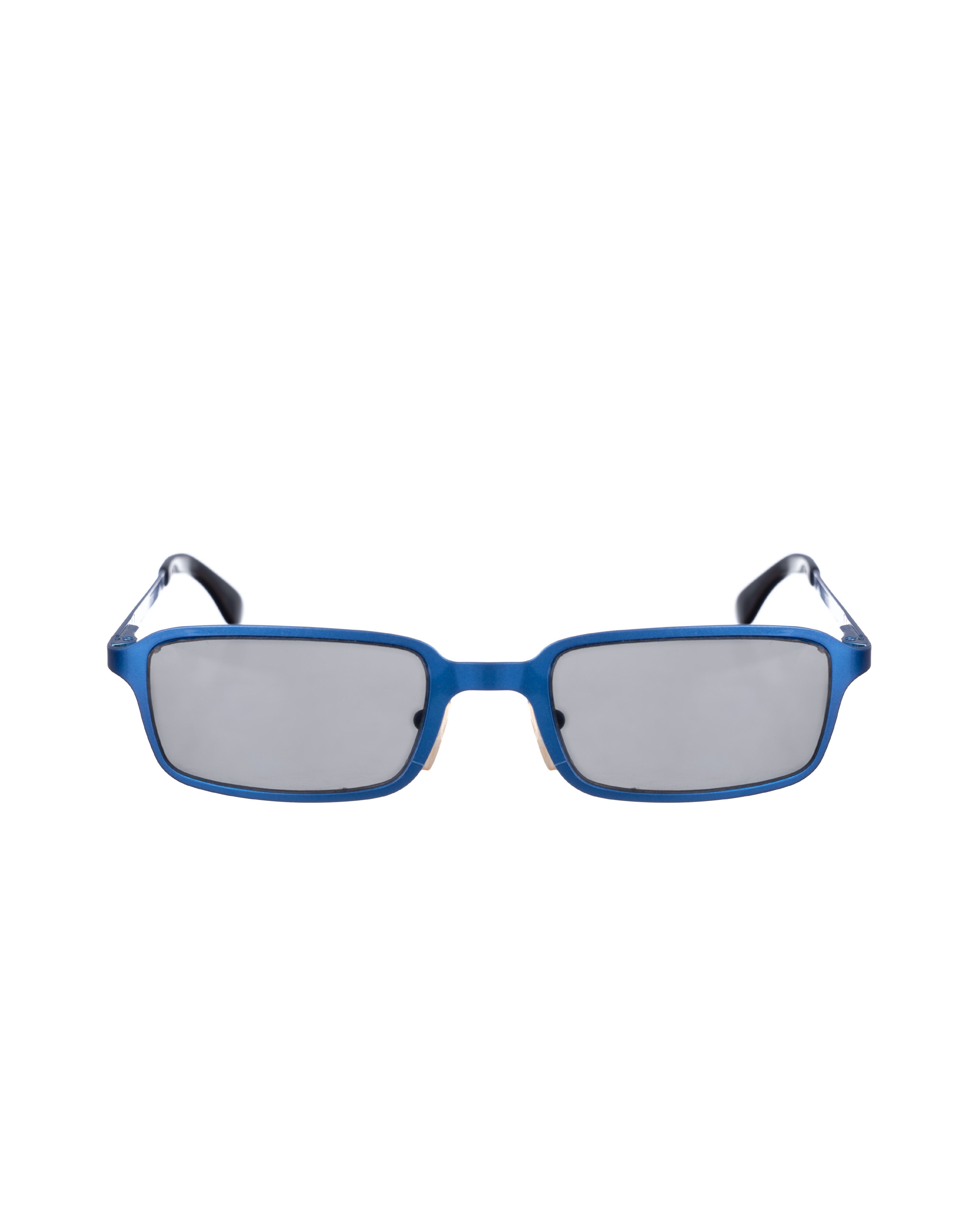 Valentino Oliver by Valentino 90's Deep Blue Rectangular Sunglasses Size ONE SIZE - 2 Thumbnail