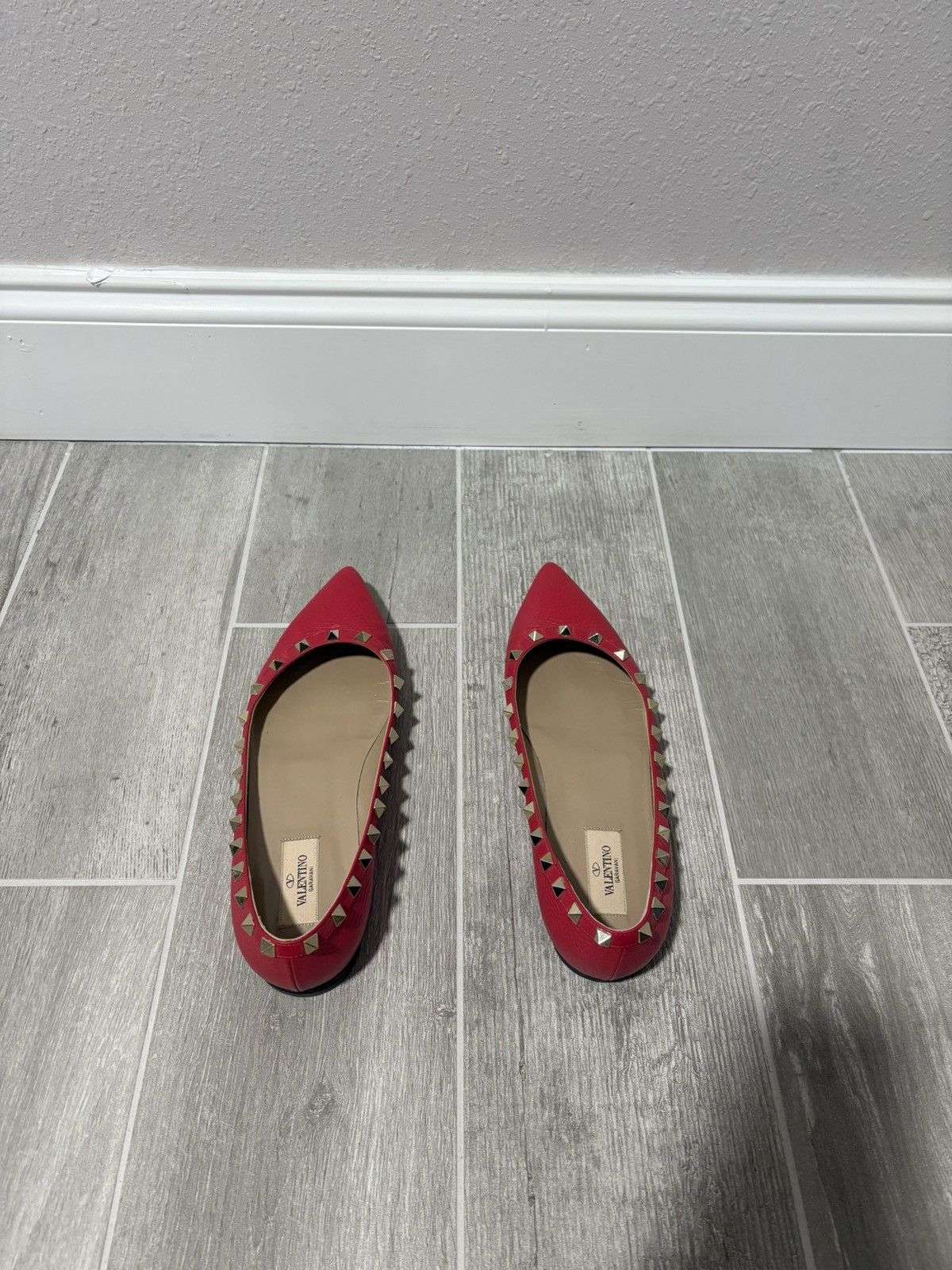 Valentino Valentino Rockstud flats Size US 8.5 / IT 38.5 - 5 Thumbnail
