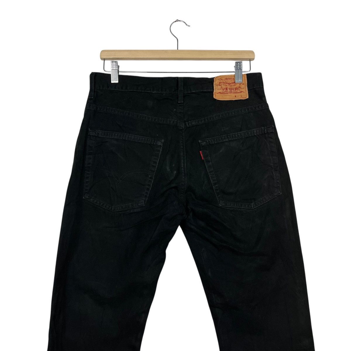 Levi's Vintage Y2k Levis Black Denim Jeans Size US 32 / EU 48 - 9 Thumbnail