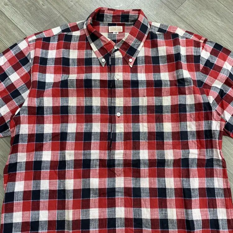 Sugar Cane Sugar Cane Half Button plaid Shirts Size US L / EU 52-54 / 3 - 2 Thumbnail