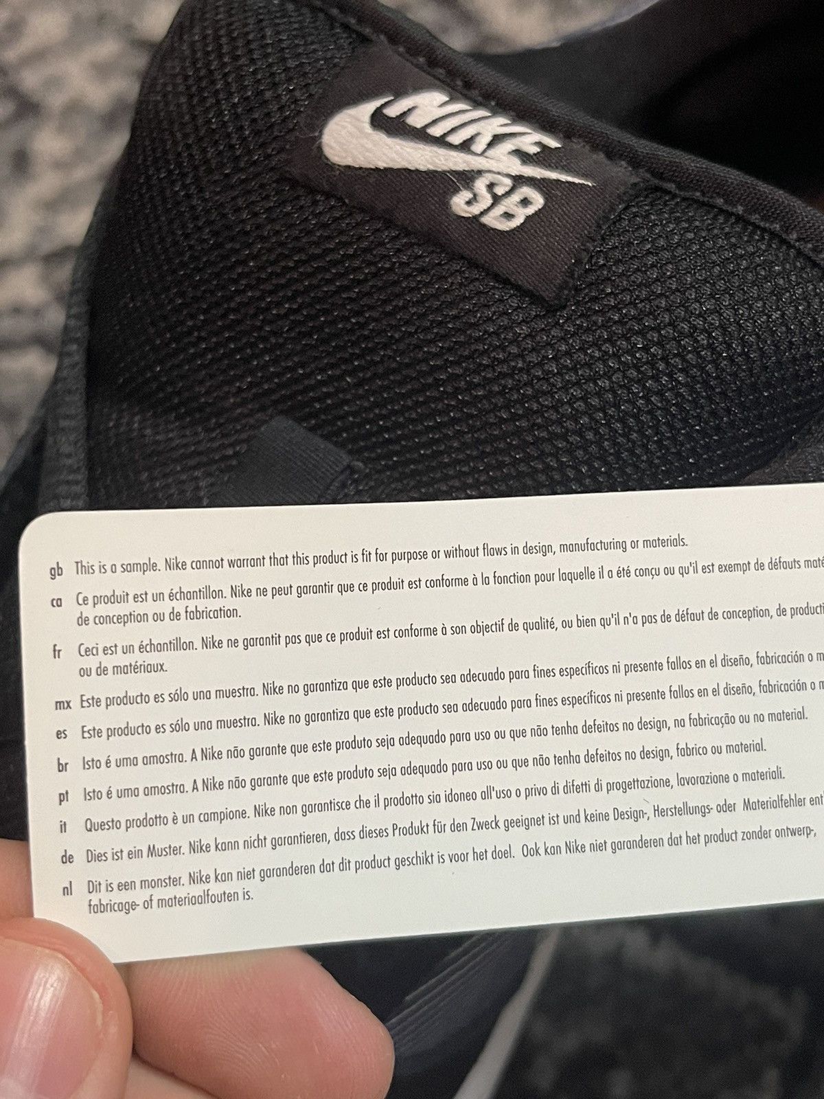 Nike Nike Dunk Low Sample Obsidian Size 9 Deadstock Size US 9 / EU 42 - 7 Thumbnail