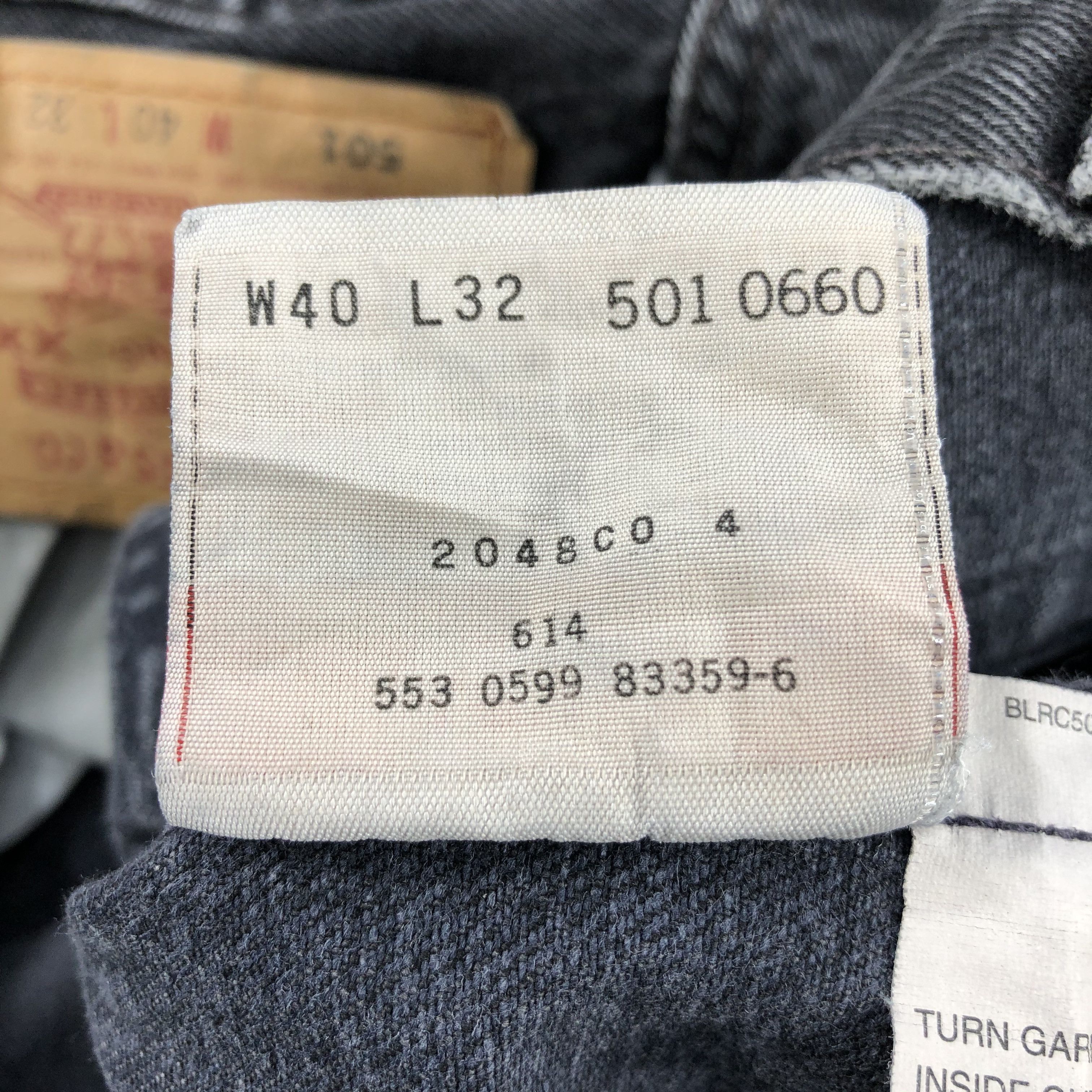 Levi's × Vintage Vintage 90s Distress Levis 501 Jeans-JM1582 Size US 39 - 12 Thumbnail