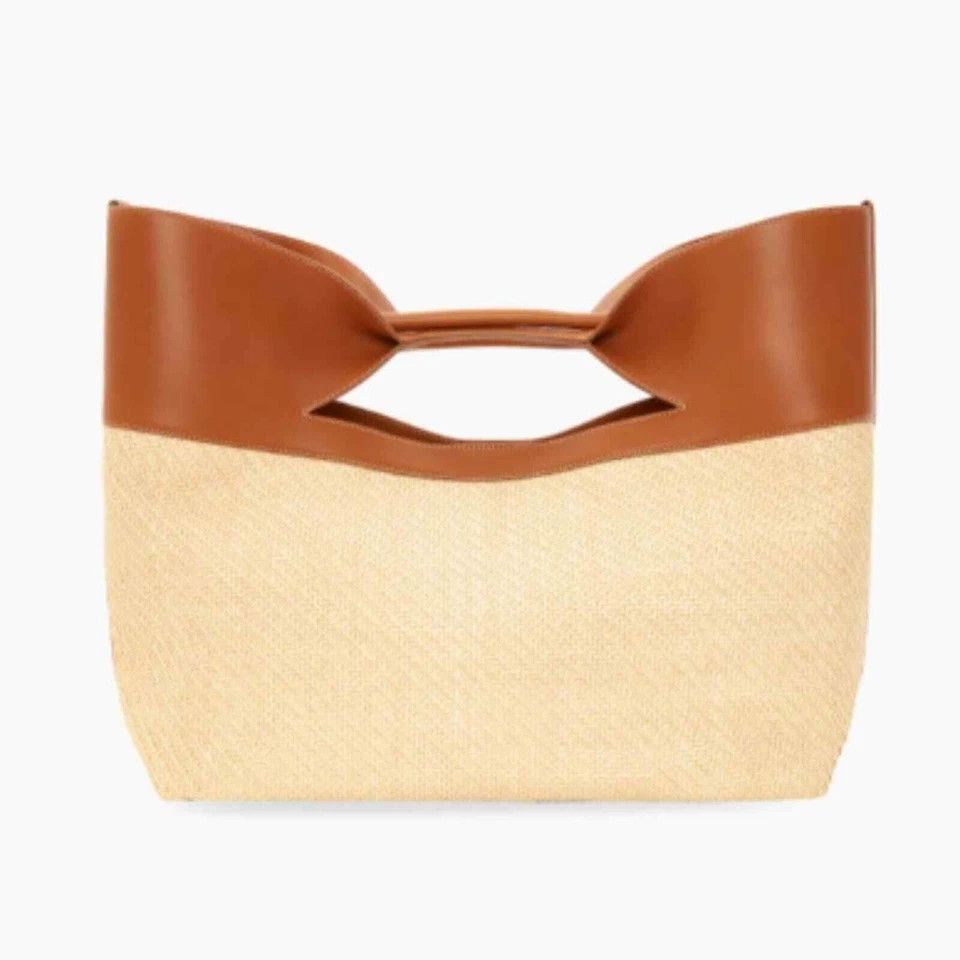 o1w1db10925 Size: OS/The Bow in Beige/Brown