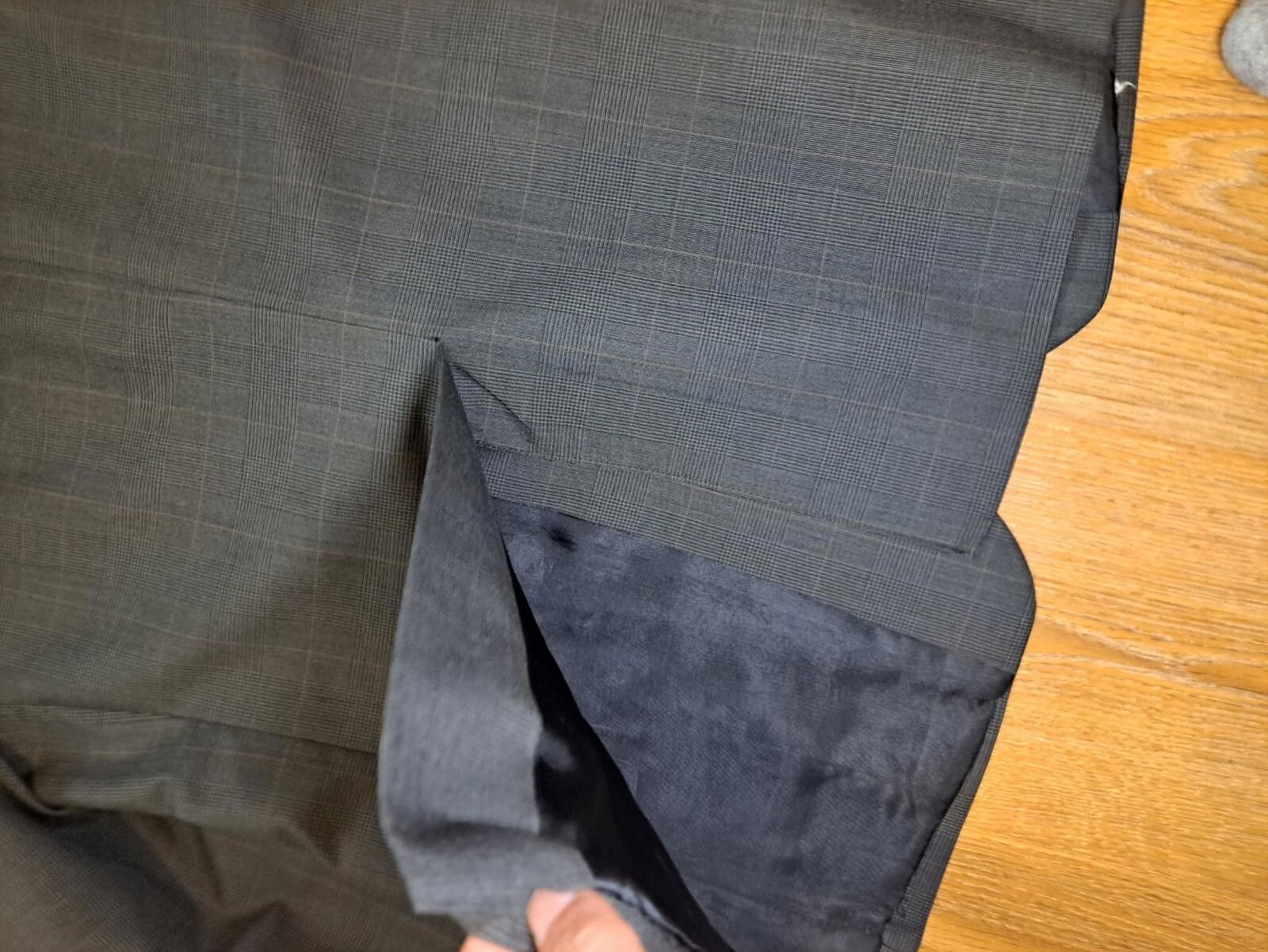 Polo Ralph Lauren VINTAGE GLEN PLAID Ralph Lauren Sport Coat 40S Gray Wool Size 40S - 7 Thumbnail