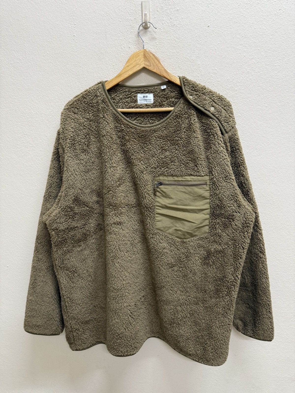 Engineered Garments × Japanese Brand × Uniqlo Engineered Garment Uniqlo Shearling Fleece Sweatshirt Size US XXL / EU 58 / 5 - 14 Thumbnail