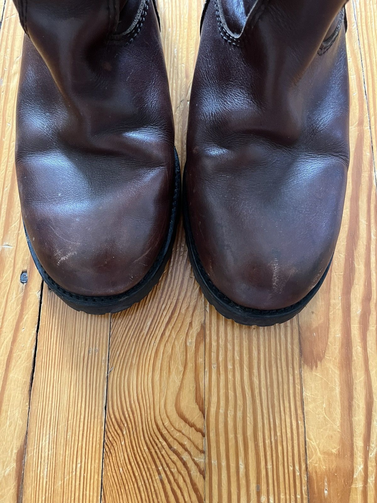 Junya Watanabe Junya Watanabe Distressed Engineer Pull Boots Brown Size US 9 / EU 42 - 5 Thumbnail