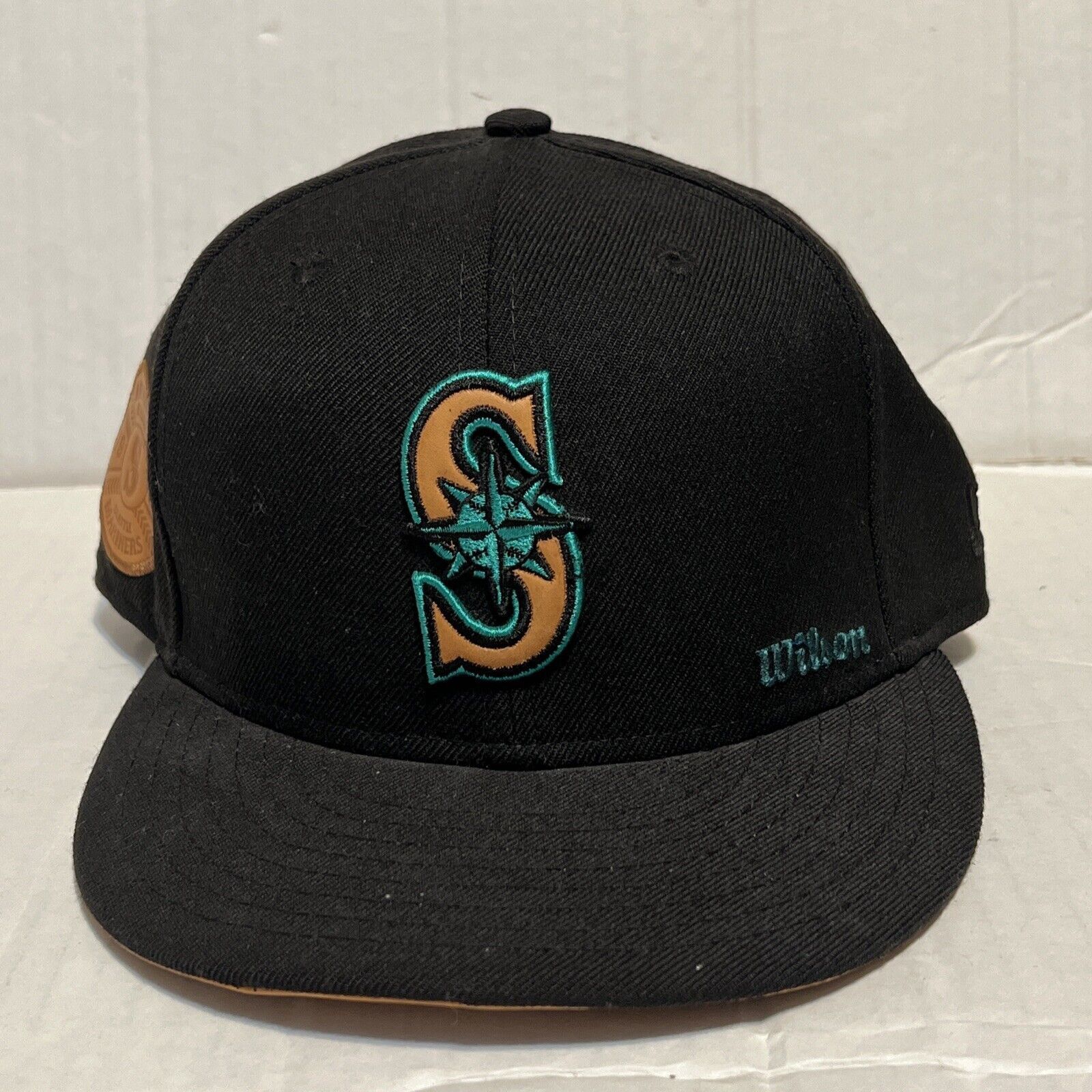New Era 9Fifty Wilson Wool Seattle Mariners Snapback Hat