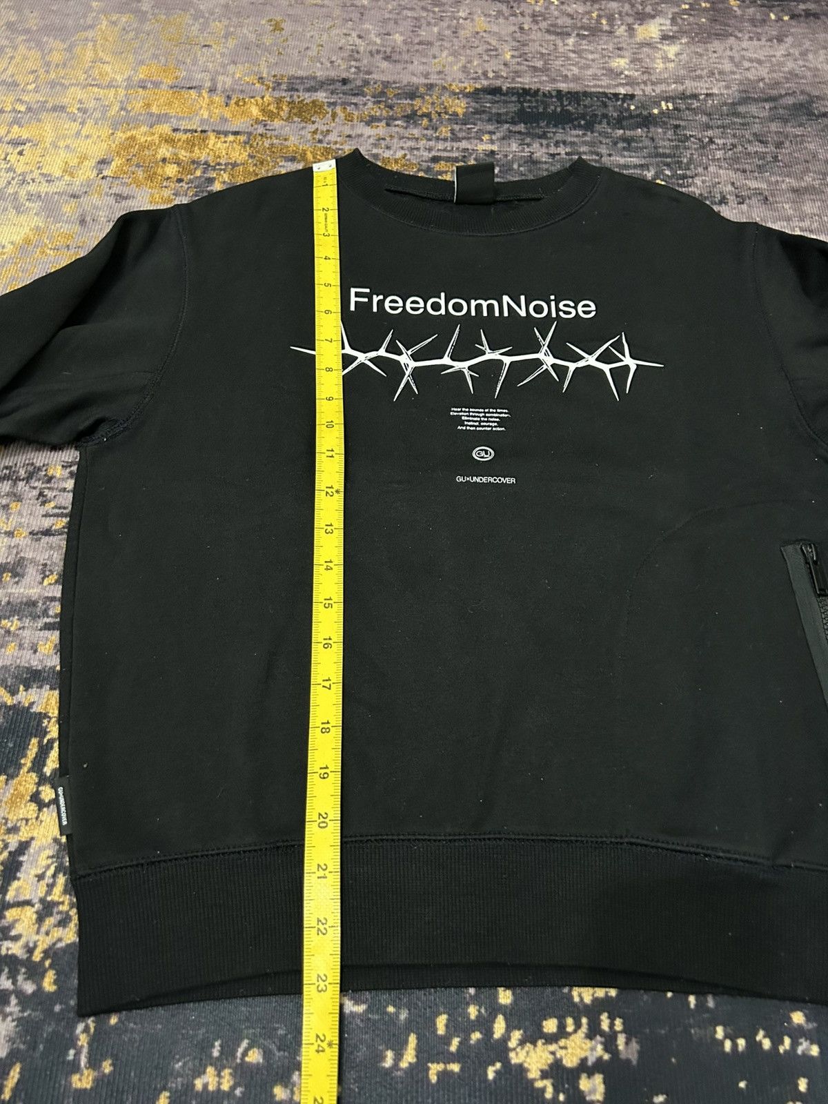 Undercover GU X Undercover Freedom Noise Sweatshirt Size US S / EU 44-46 / 1 - 11 Thumbnail