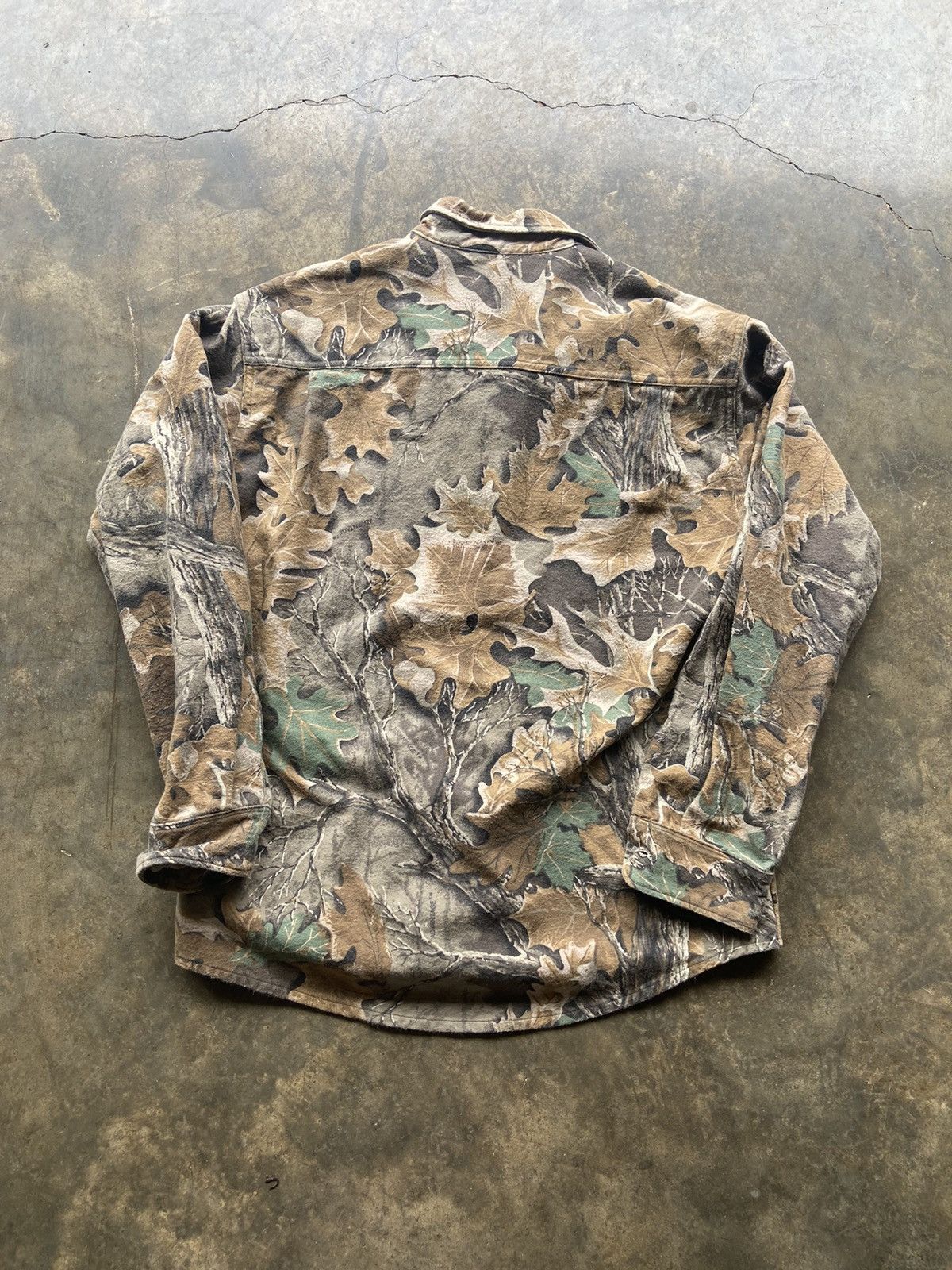 Carhartt Crazy Vintage 90’s Carhartt Style Camo Thick Work Shirt USA Size US L / EU 52-54 / 3 - 4 Thumbnail