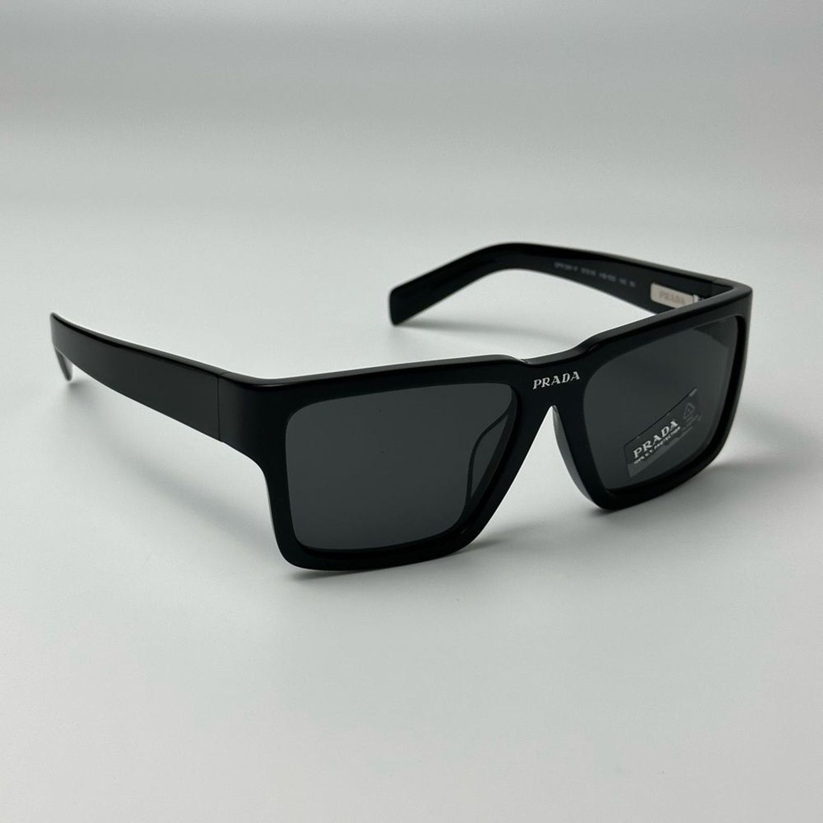 Prada NEW PRADA Sunglasses PR09YSF 1AB5S0 Black Dark Grey Unisex Size ONE SIZE - 4 Thumbnail