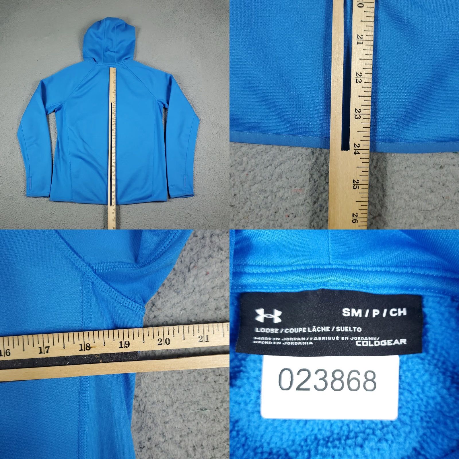 Under Armour Under Armour Hoodie Mens S Blue Pullover Sweatshirt Casual Mock Neck Logo Sweatshirt Size US S / EU 44-46 / 1 - 8 Thumbnail