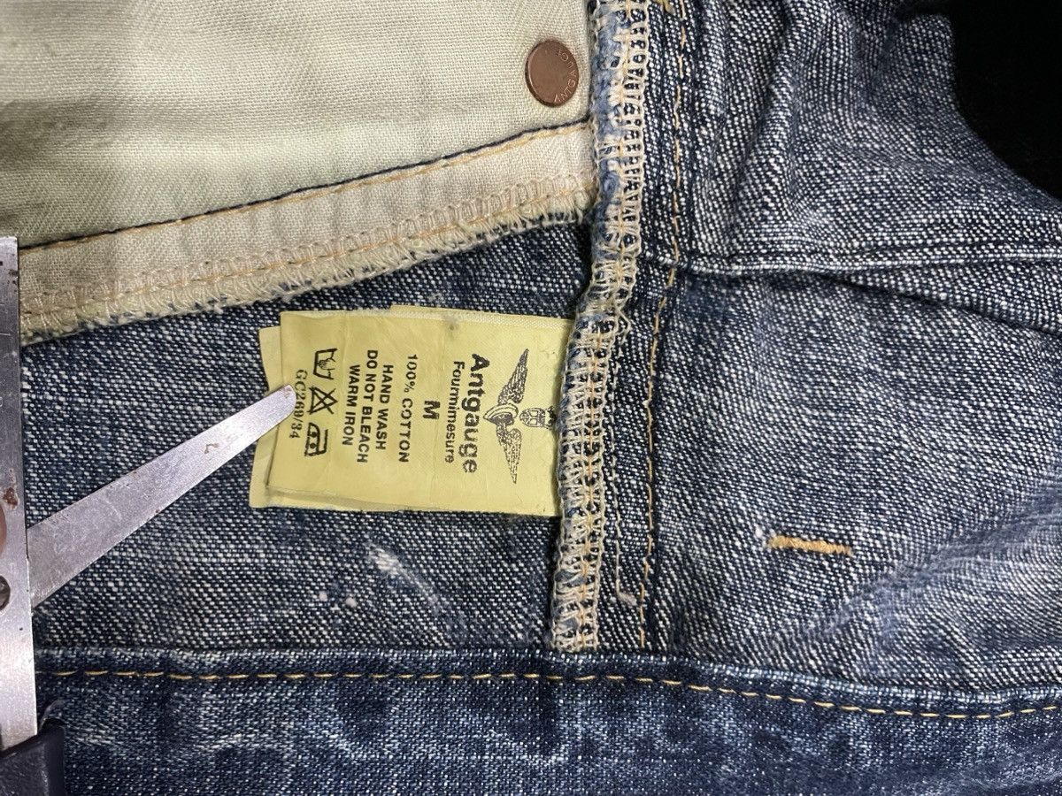 Japanese Brand Vintage Japanese Brand Straight Cut Distressed Faded Jeans Size US 30 / EU 46 - 9 Thumbnail