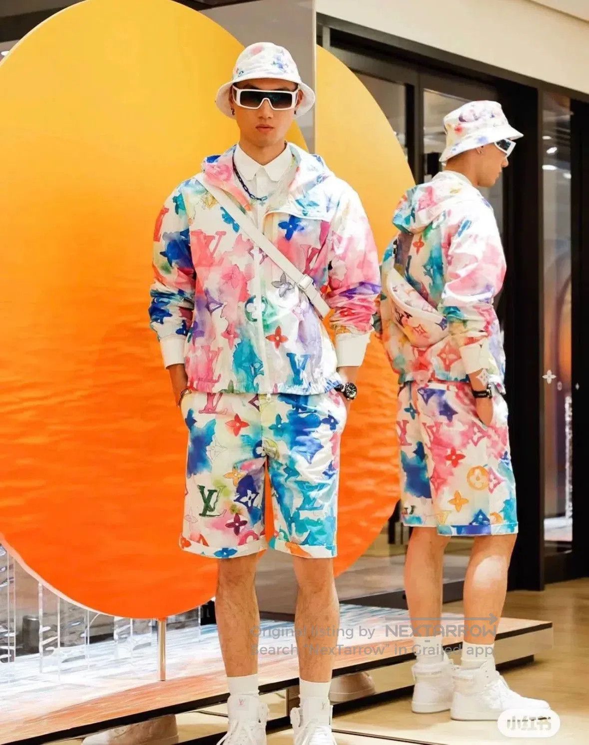 Louis Vuitton Louis Vuitton SS21 Ink Print Windproof Jacket. Size US M / EU 48-50 / 2 - 6 Thumbnail