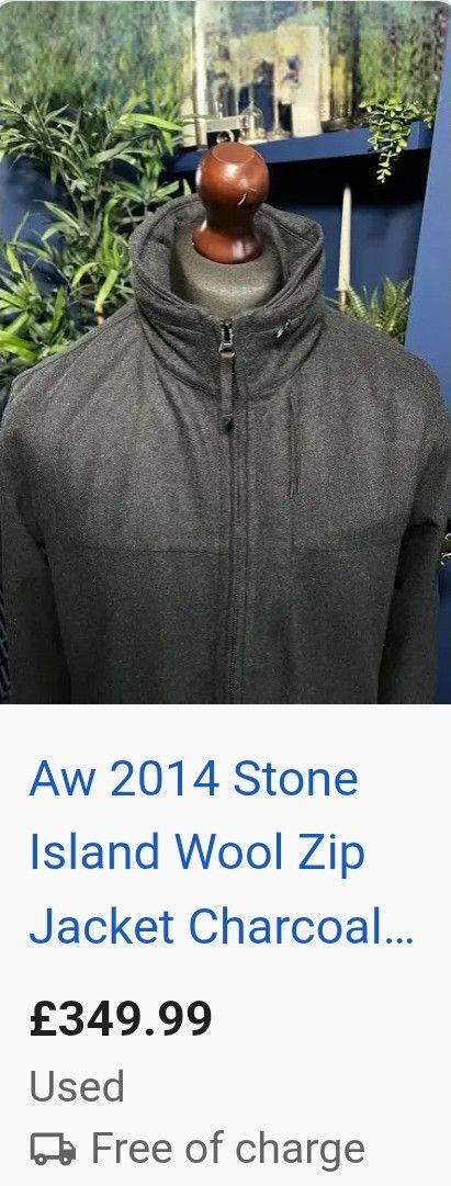Stone Island Stone Island Wool Jacket Size US XXL / EU 58 / 5 - 11 Thumbnail