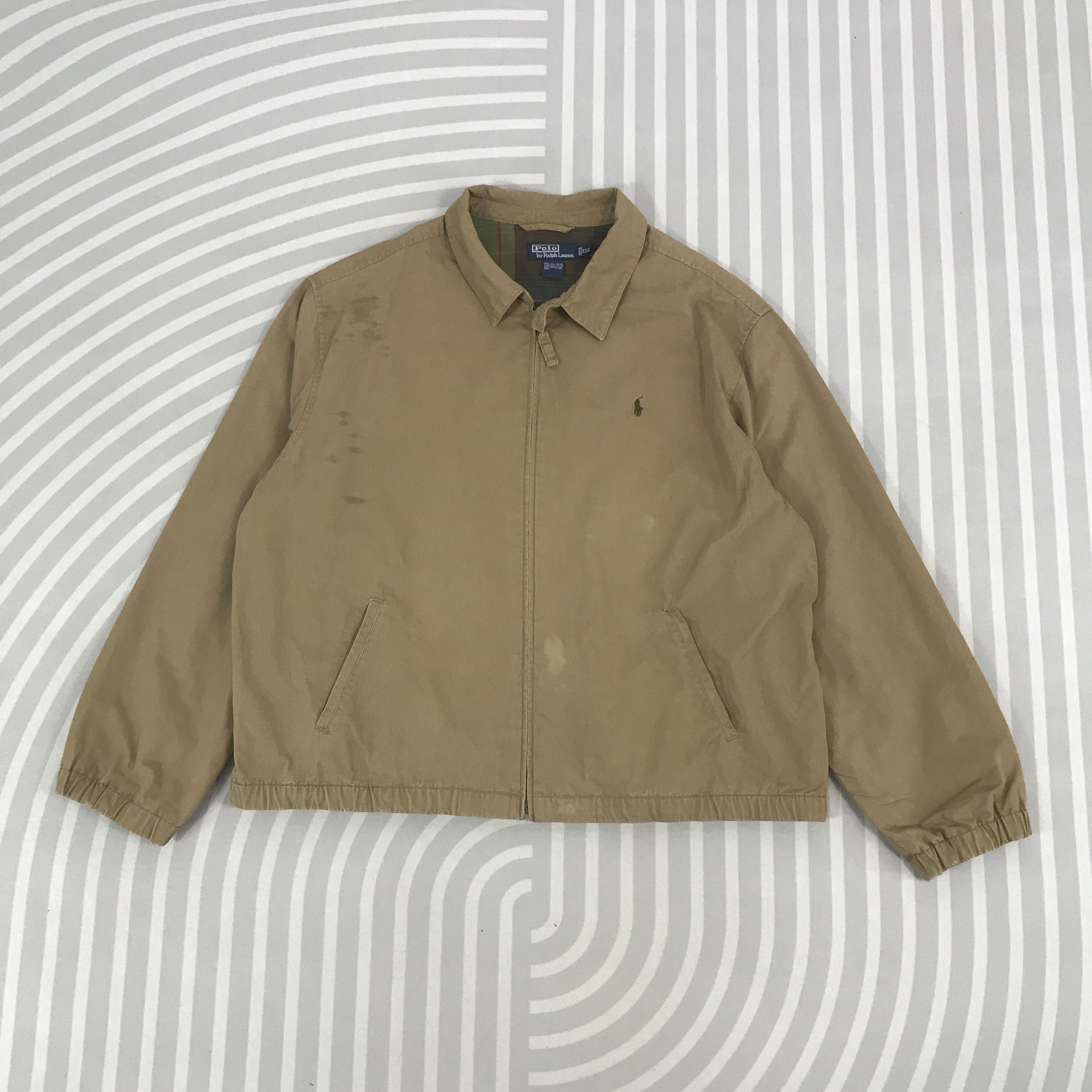 Polo Ralph Lauren × Vintage Vintage Polo Ralph Lauren Khaki Jacket Size US XXL / EU 58 / 5 - 1 Thumbnail