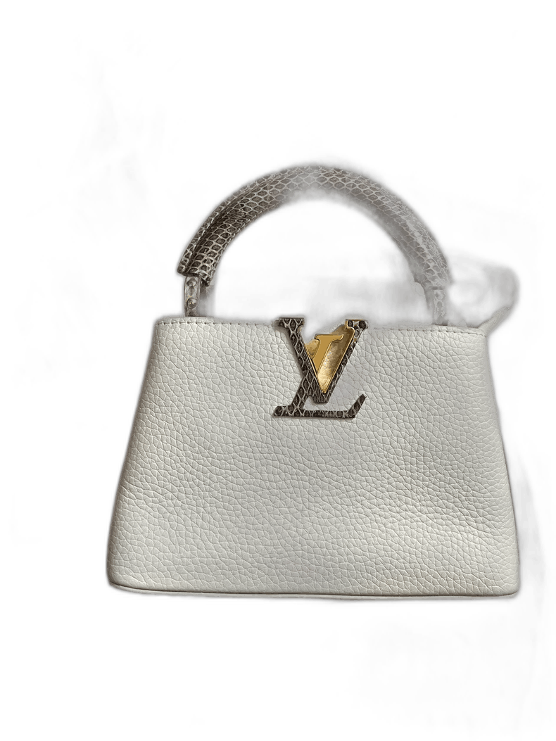Louis Vuitton Louis Vuitton Capucines Mini White Bag Size ONE SIZE - 1 Thumbnail