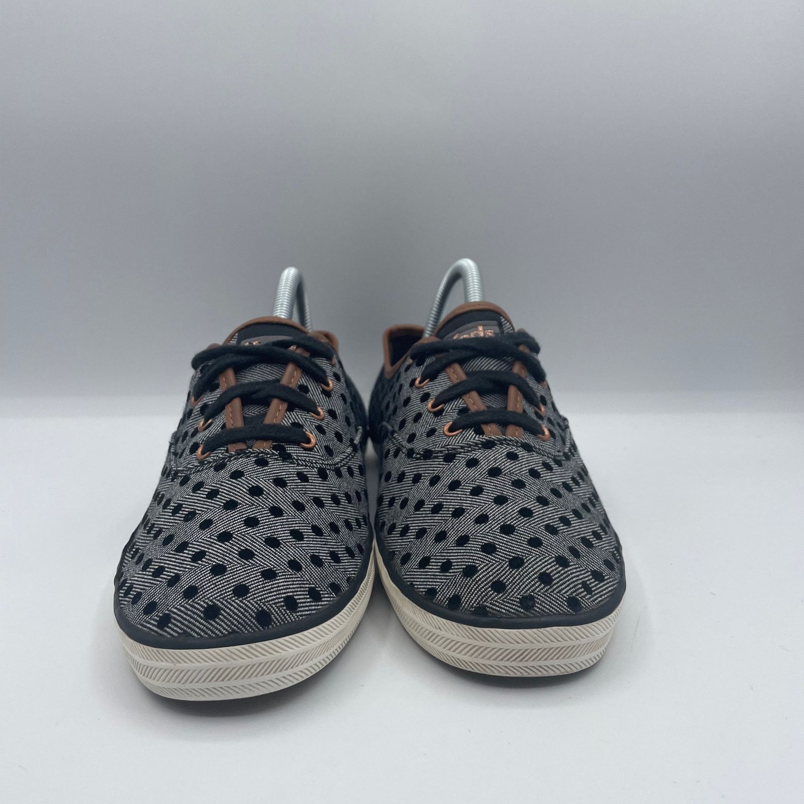 Keds Keds Gray Black Polka Dot Low Canvas Shoes Womens 8.5 Size US 8.5 / IT 38.5 - 4 Thumbnail