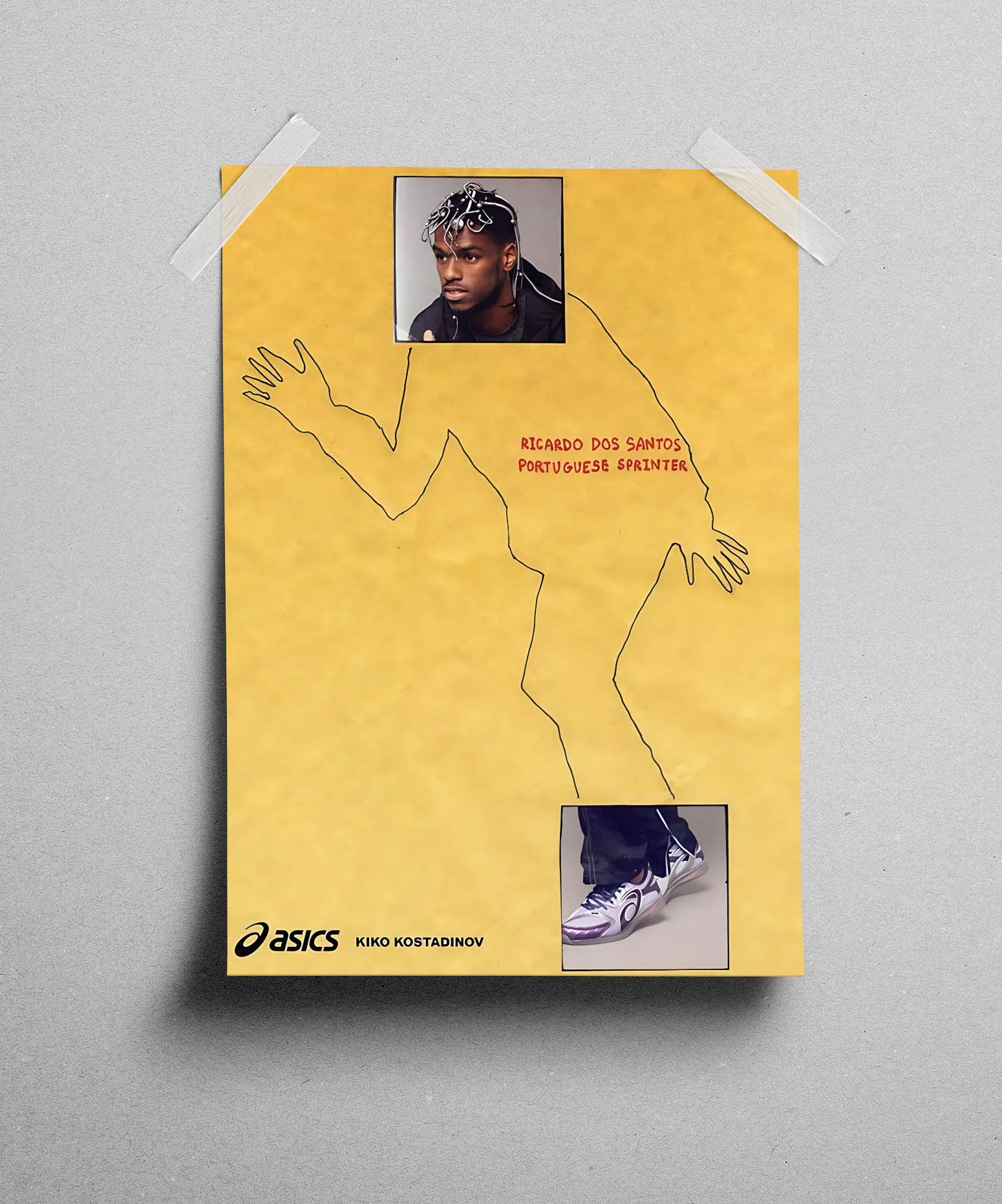 Asics × Kiko Kostadinov Asics Kiko Kostadinov Poster Gift Vintage Archive Art Book Size ONE SIZE - 2 Thumbnail
