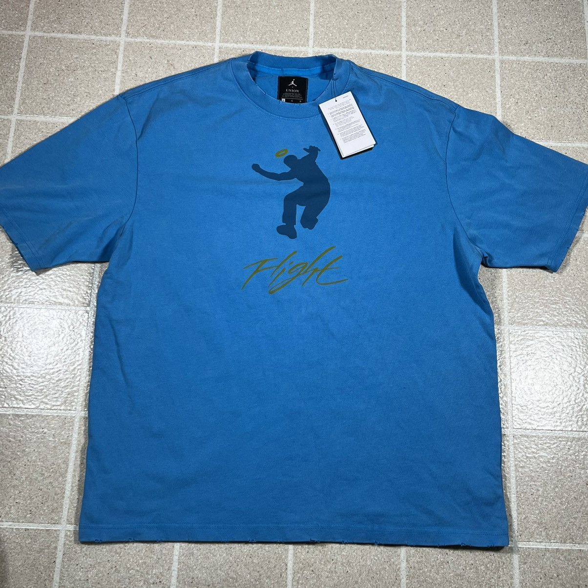 Jordan Brand × Union LA Jordan x Union LA Equator Blue Short Sleeve Tee Shirt Size US L / EU 52-54 / 3 - 1 Thumbnail