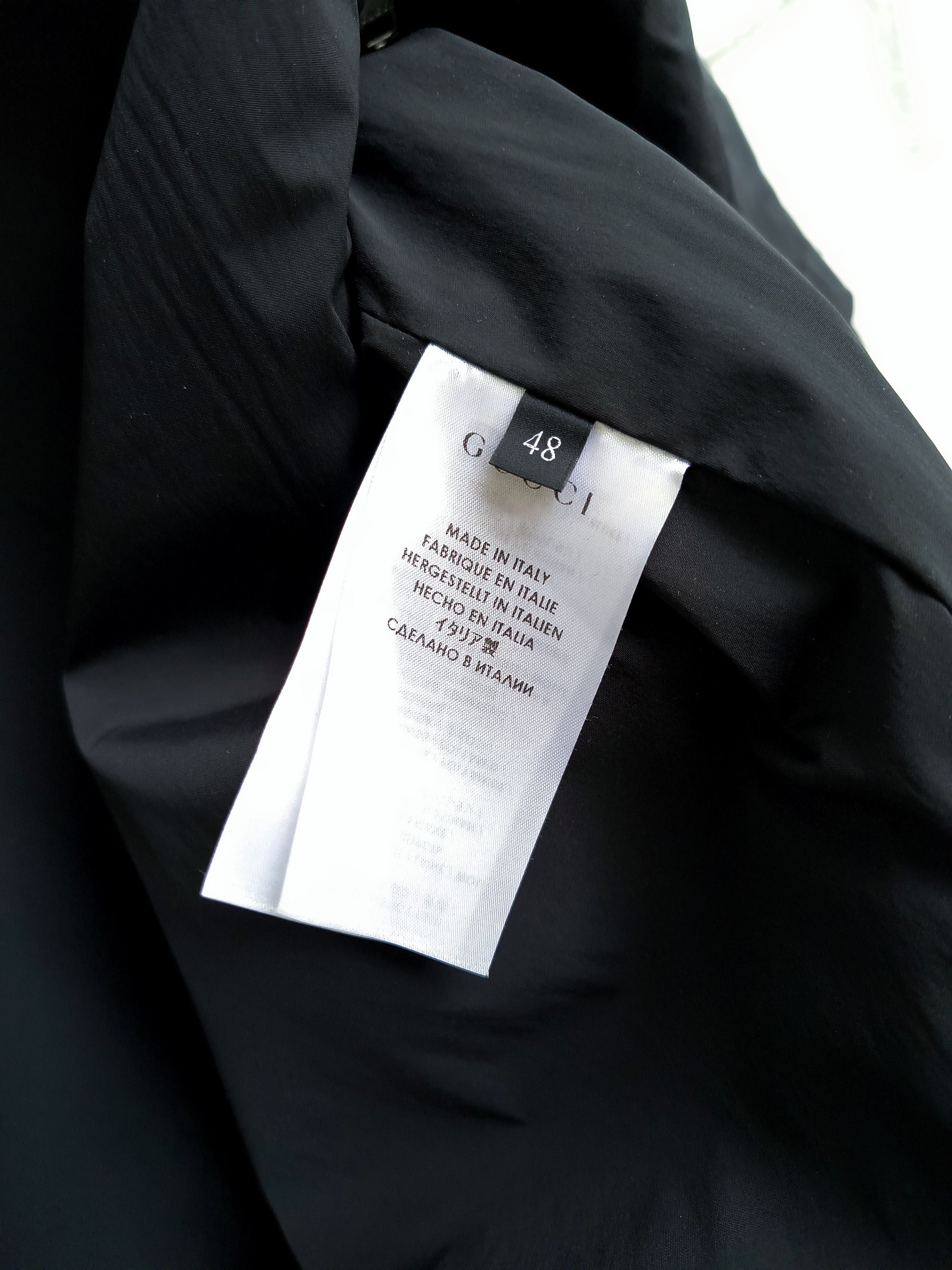 Gucci Gucci Black Wool/Nylon Jacket Vest 2in1 Size US M / EU 48-50 / 2 - 11 Thumbnail