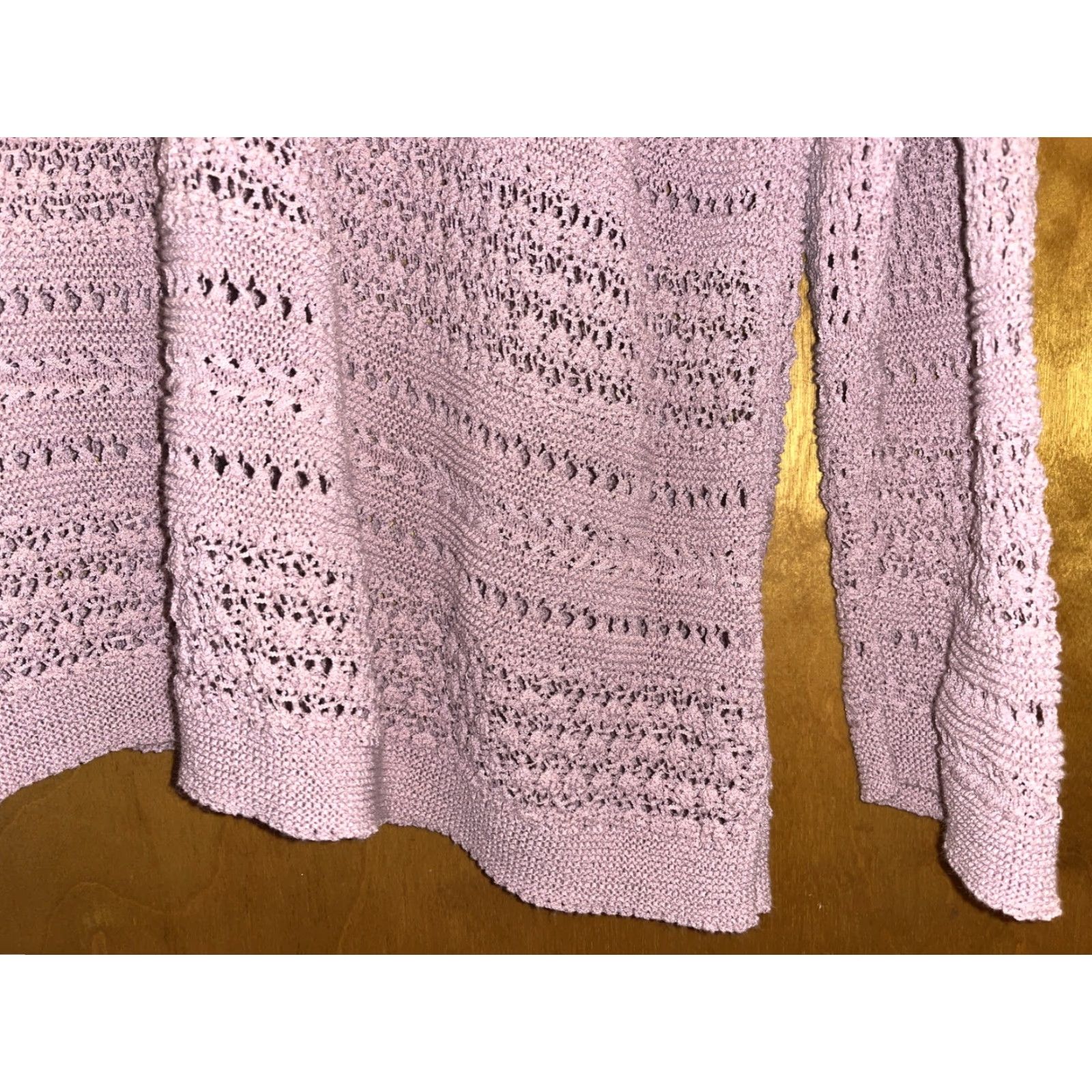 J. Jill **J. Jill XL Mauve Open-Knit Crochet Sweater** User: J. Jill XL Mauve Open-Knit Crochet Sweater Size XL / US 12-14 / IT 48-50 - 4 Thumbnail