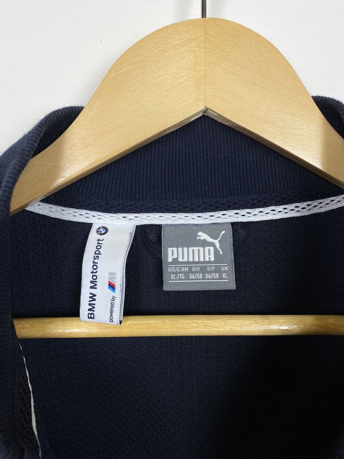 BMW × Puma Puma BMW Motorsport Racing Jacket Full Zip Size XL Blue Top Size US XL / EU 56 / 4 - 6 Thumbnail