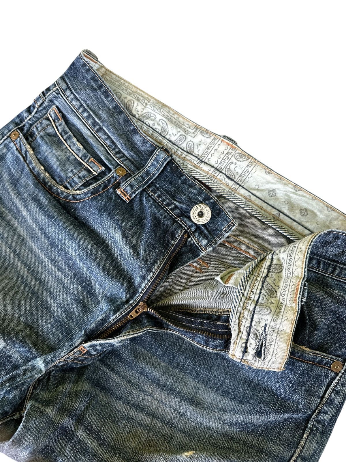 Levi's Vintage Clothing Levis 505 Slim Straight 💥🎌 Size US 36 / EU 52 - 9 Thumbnail