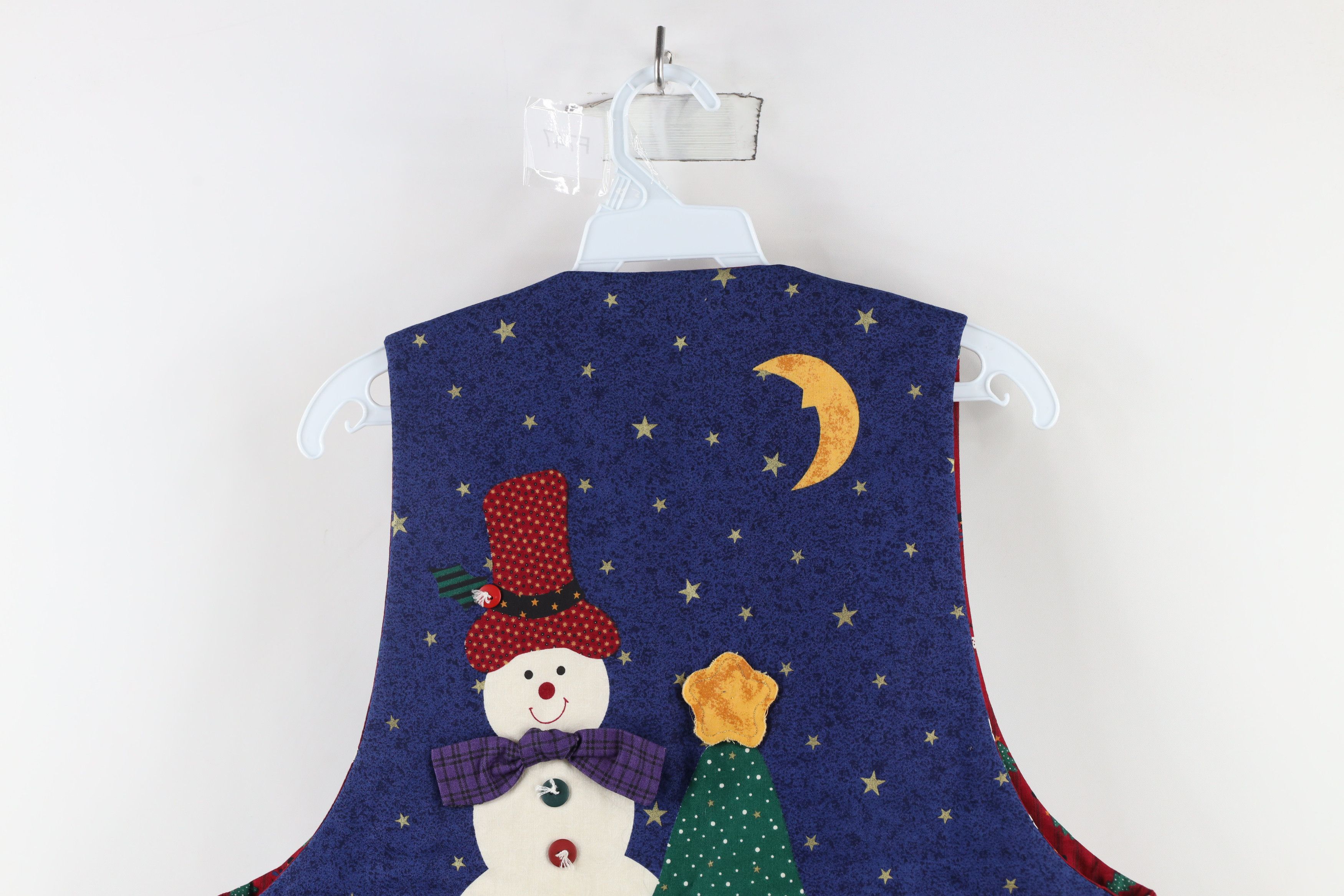 Vintage Vintage 90s Streetwear Reversible Christmas Vest Jacket Size M / US 6-8 / IT 42-44 - 11 Thumbnail